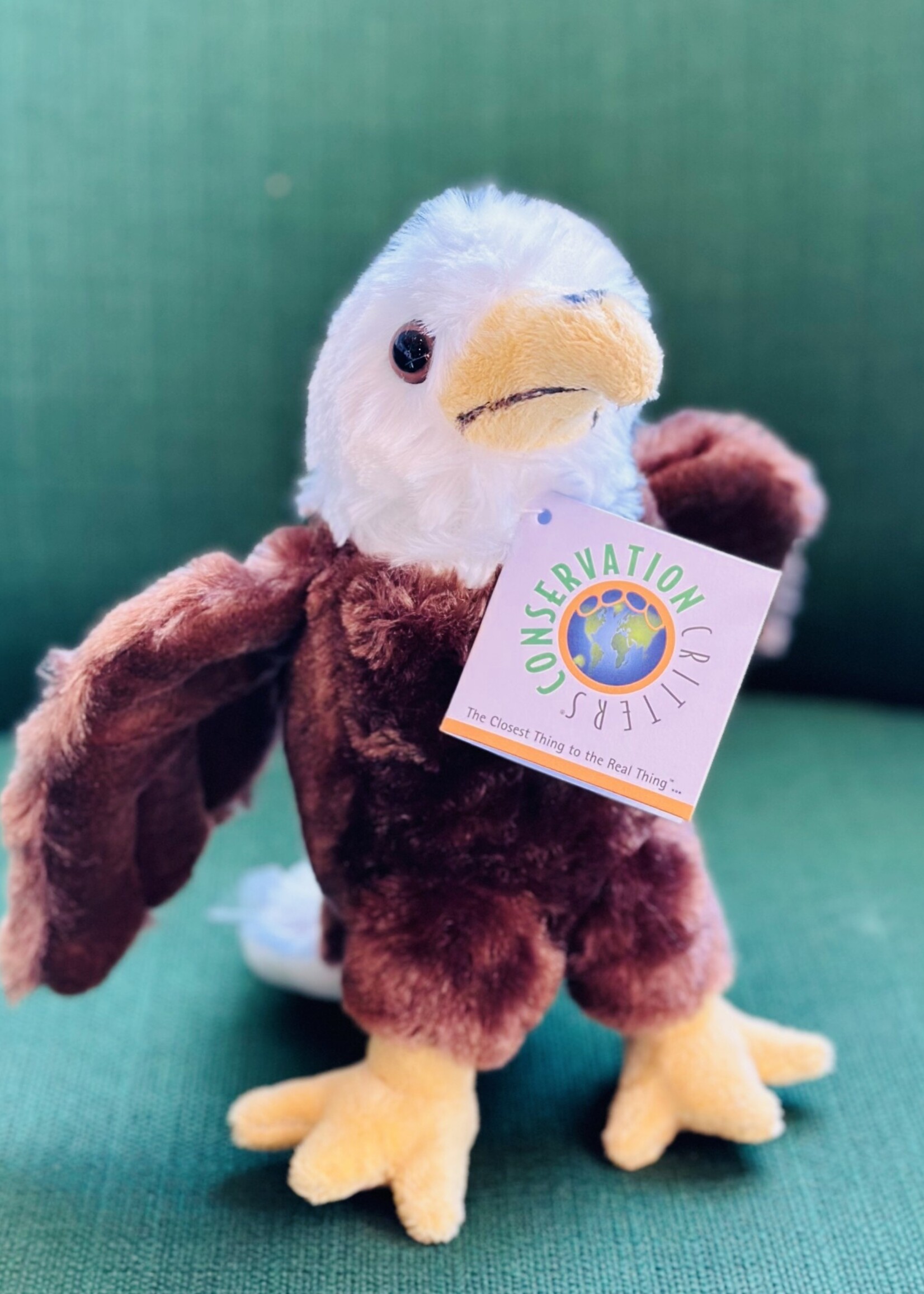 Conservation Critters Stuffy - Bald Eagle 9 In.