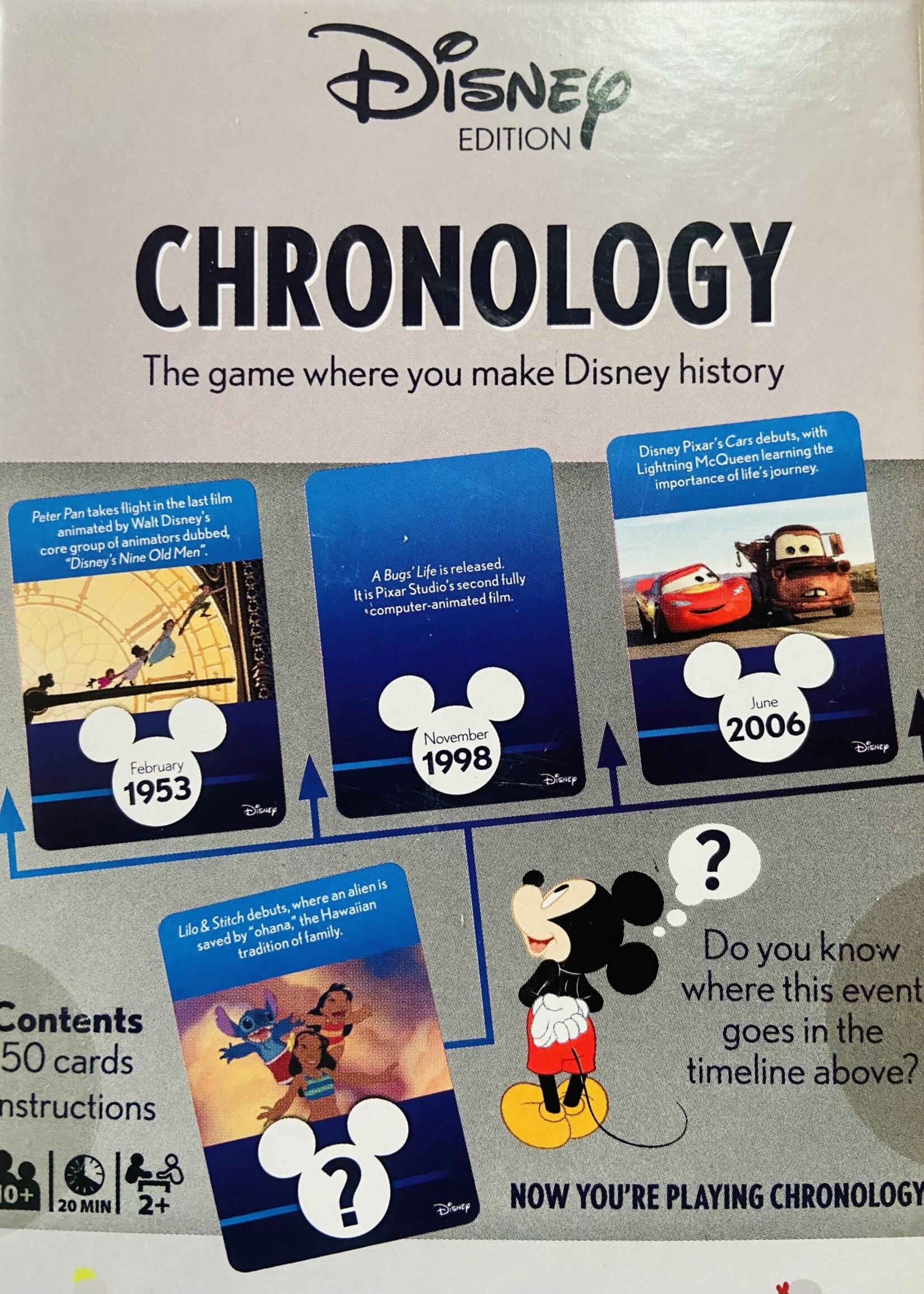 Game - Chronology  Disney