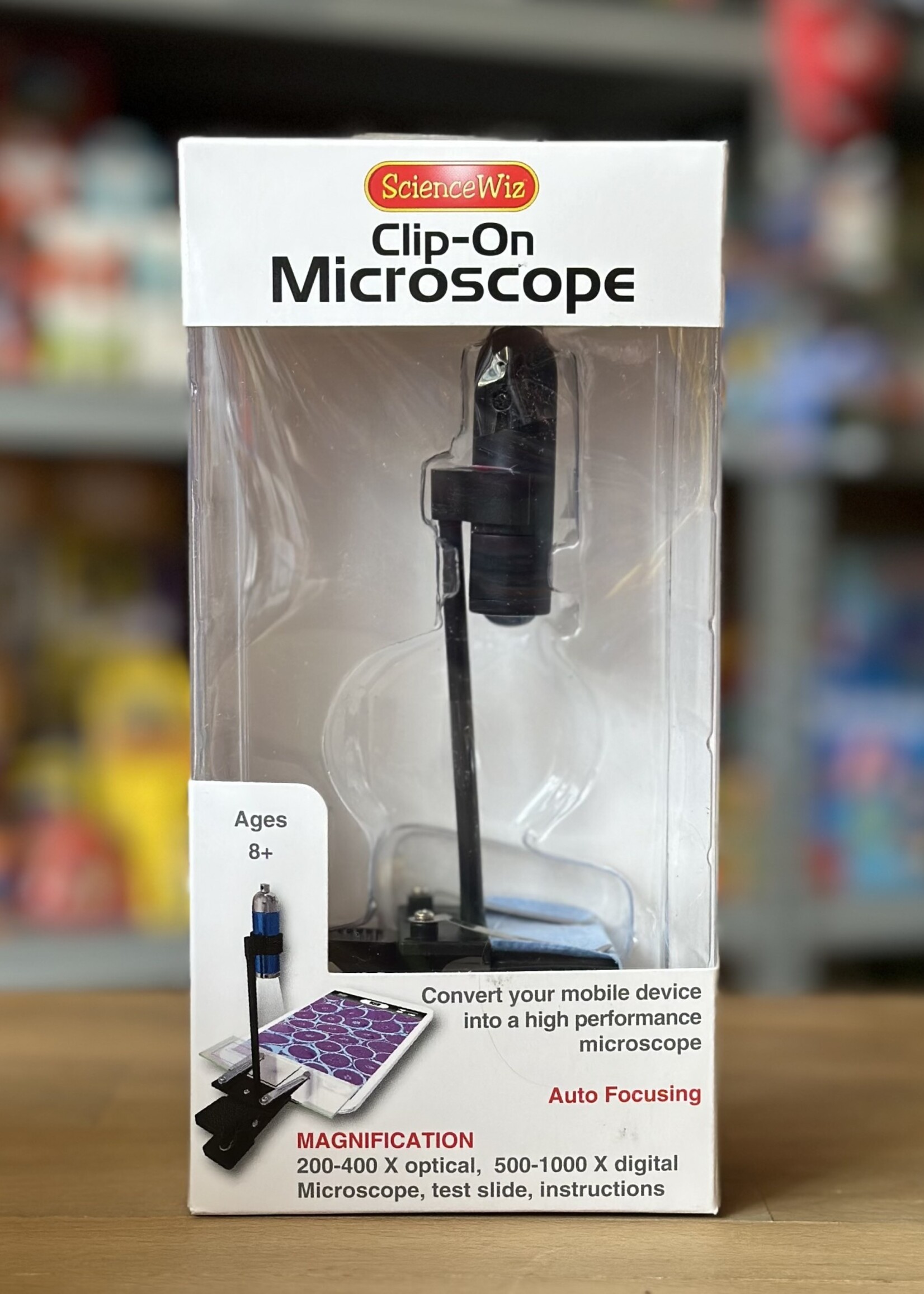 Science Wiz Clip-On Microscope