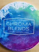 Chroma Blends- Circlar watercolor paper