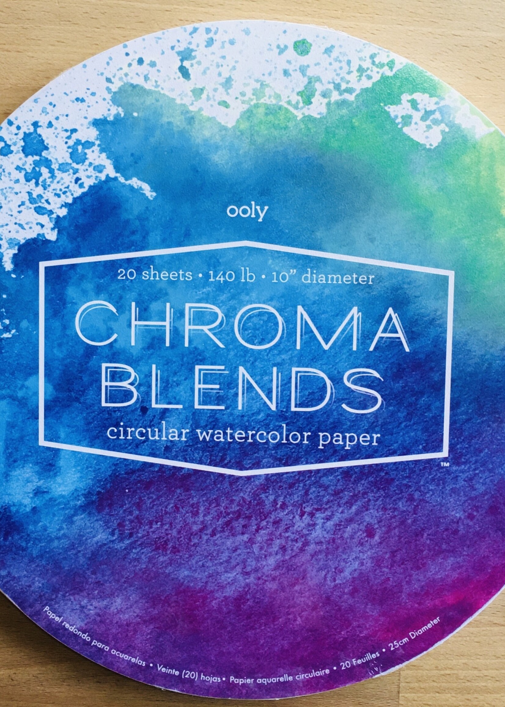 Chroma Blends- Circlar watercolor paper