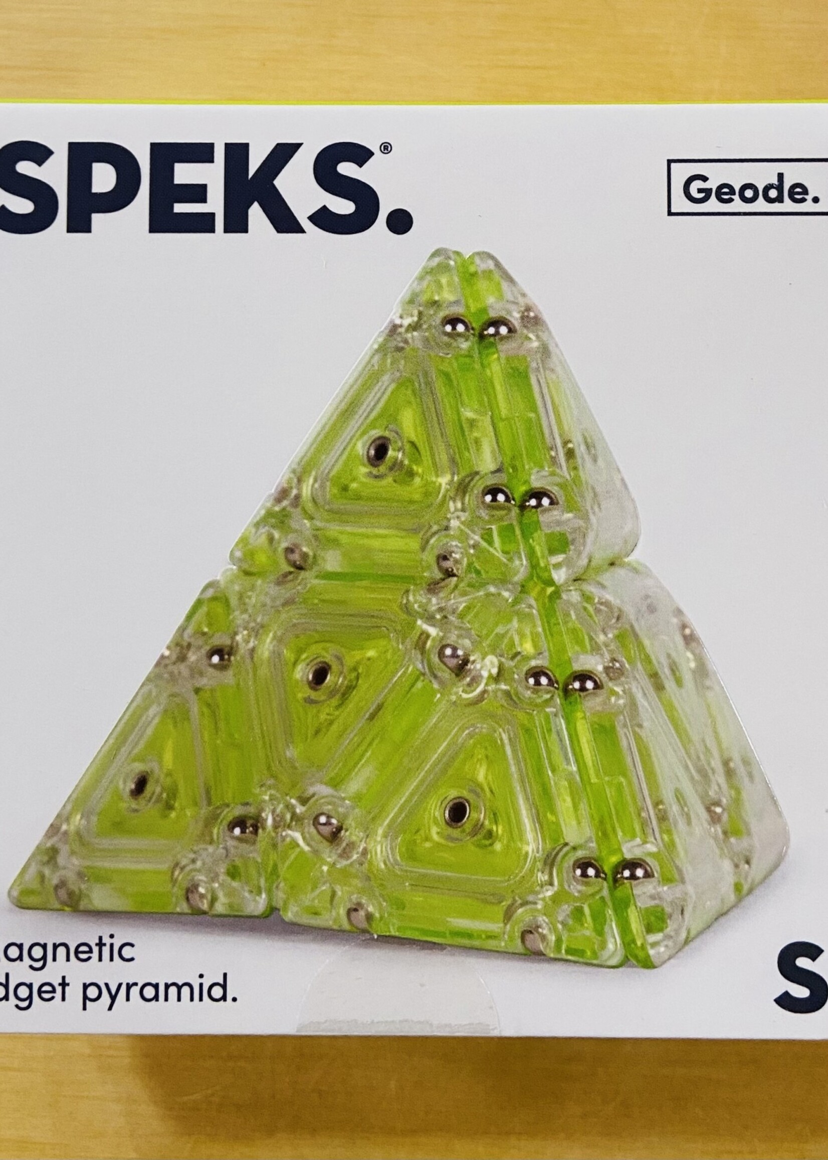 Speks Speks - Geode Pyramid Peridot