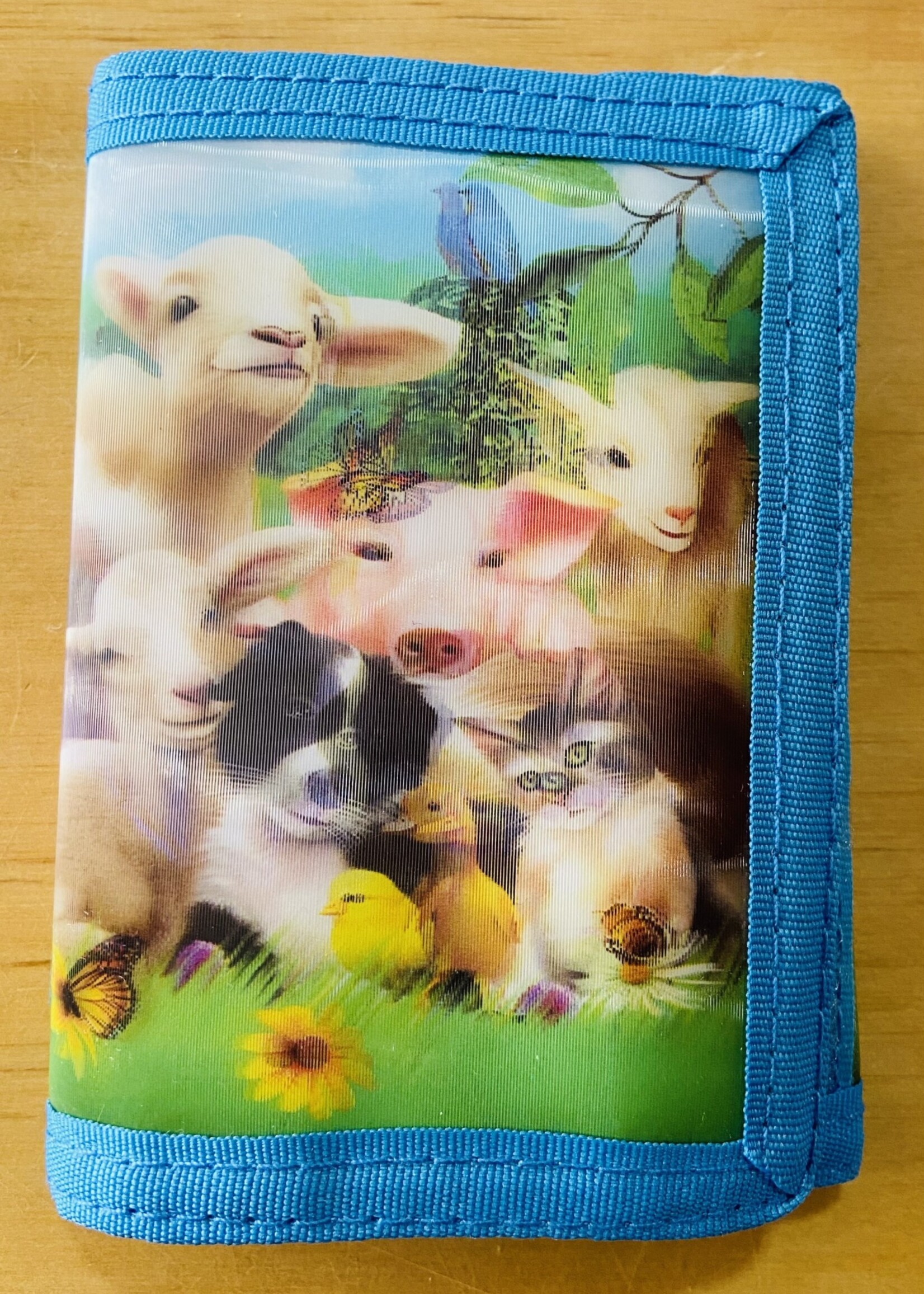 3D LiveLife Wallet - Baby Farm Animals