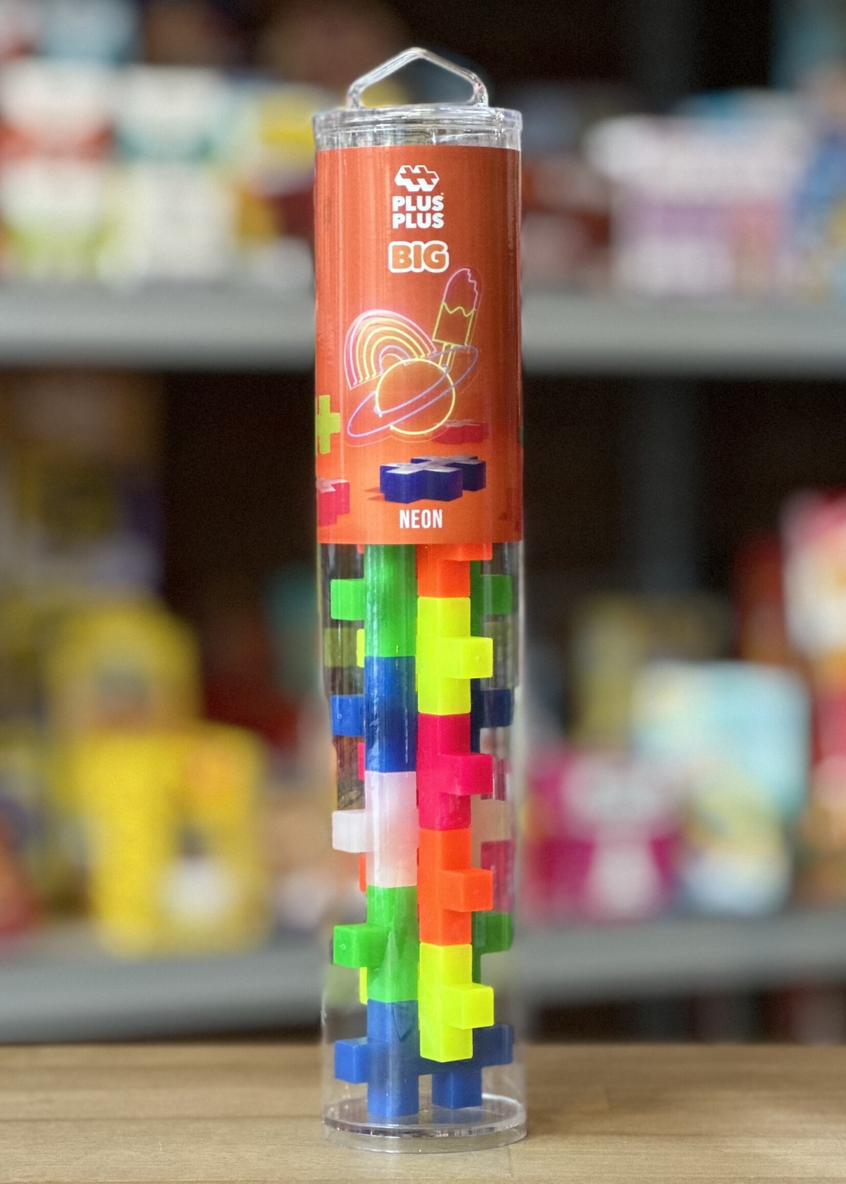 Plus-Plus Plus-Plus Tube - Big 15 Pc. Neon
