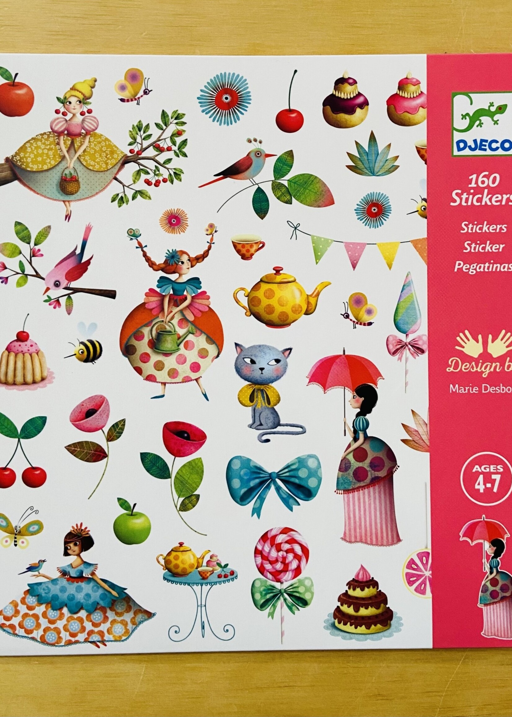 Princess Tea Party Sticker Packet