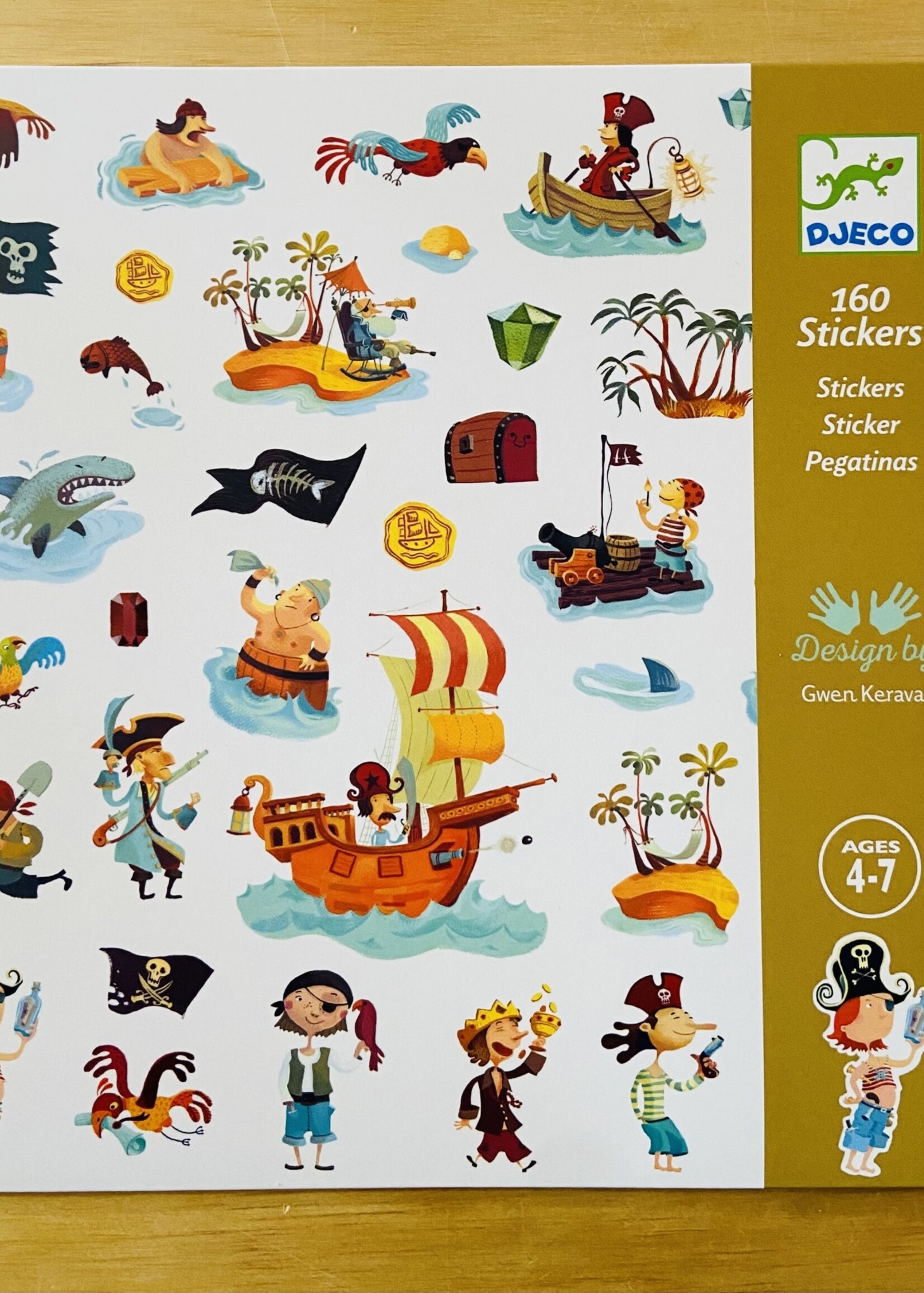 Pirates Sticker Packet