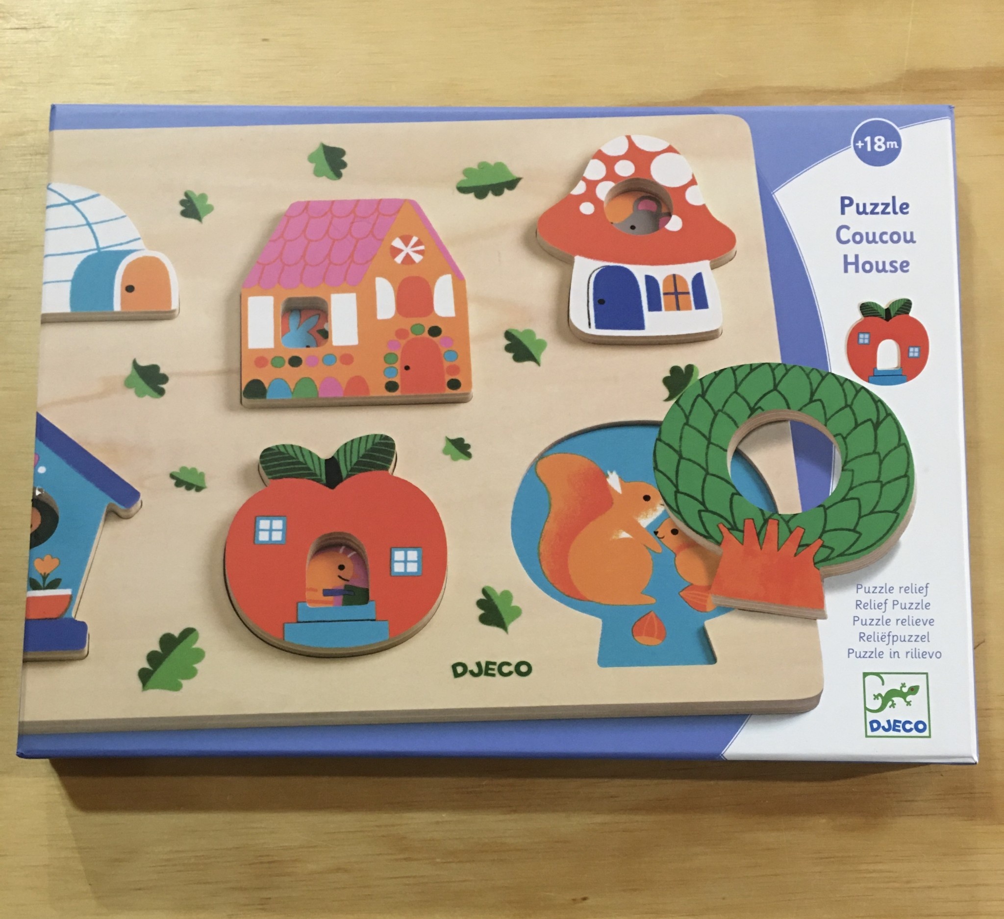 Wooden Puzzle House