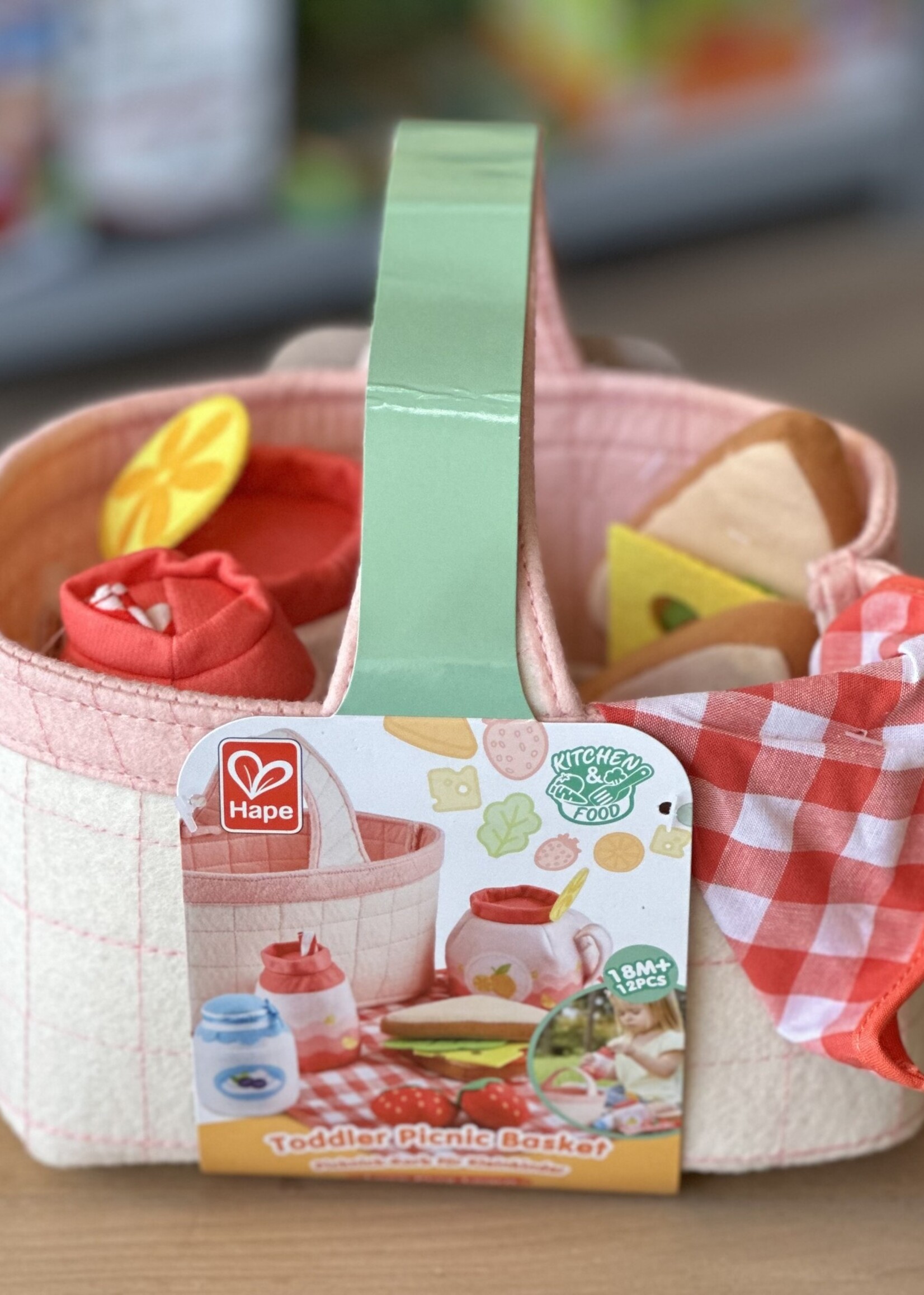 Hape Toddler Picnic Basket