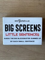 Mini Game - Big Screens Little Sentences