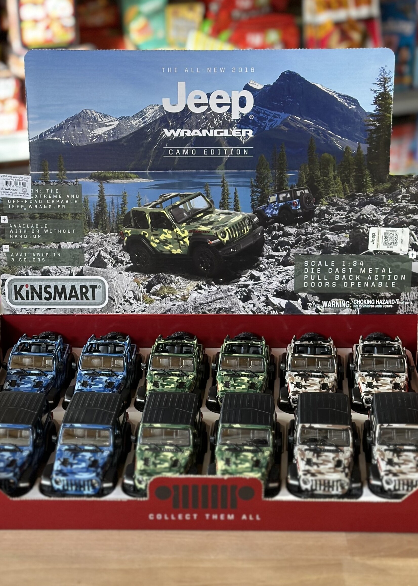 The Toy Network 2018 Jeep Wrangler Camo (Open Top)