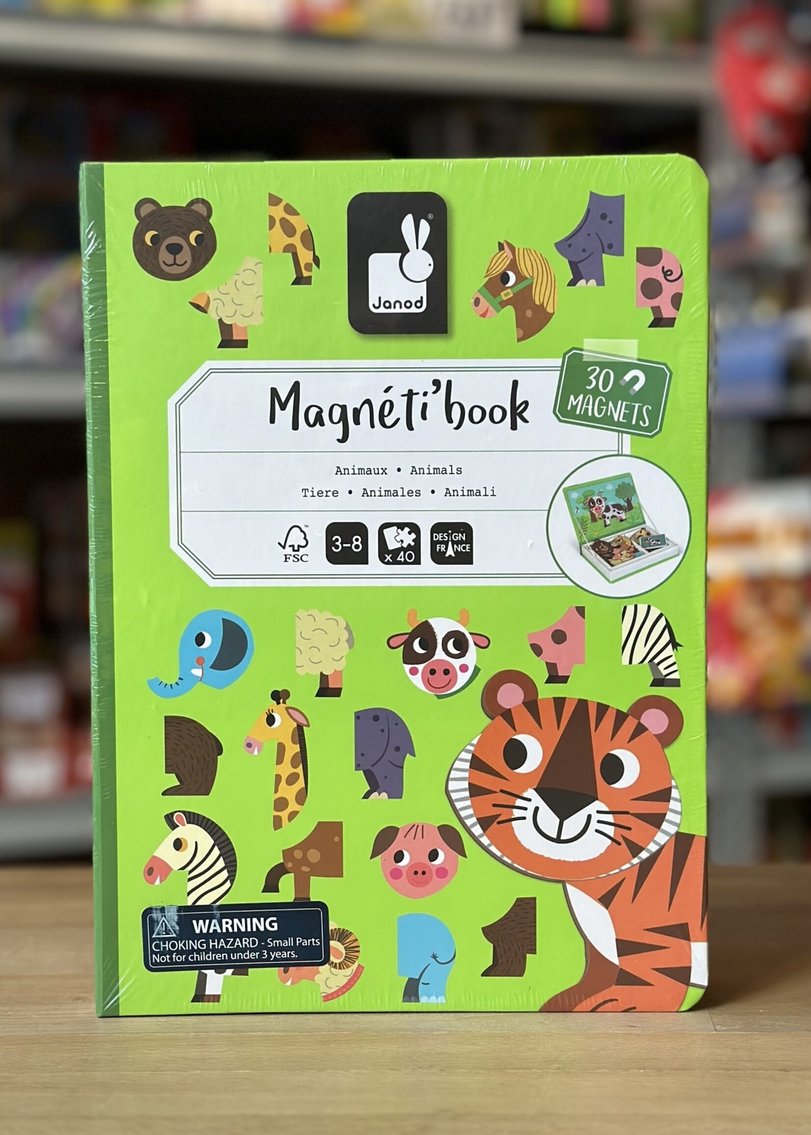 Janod Magneti book Animals