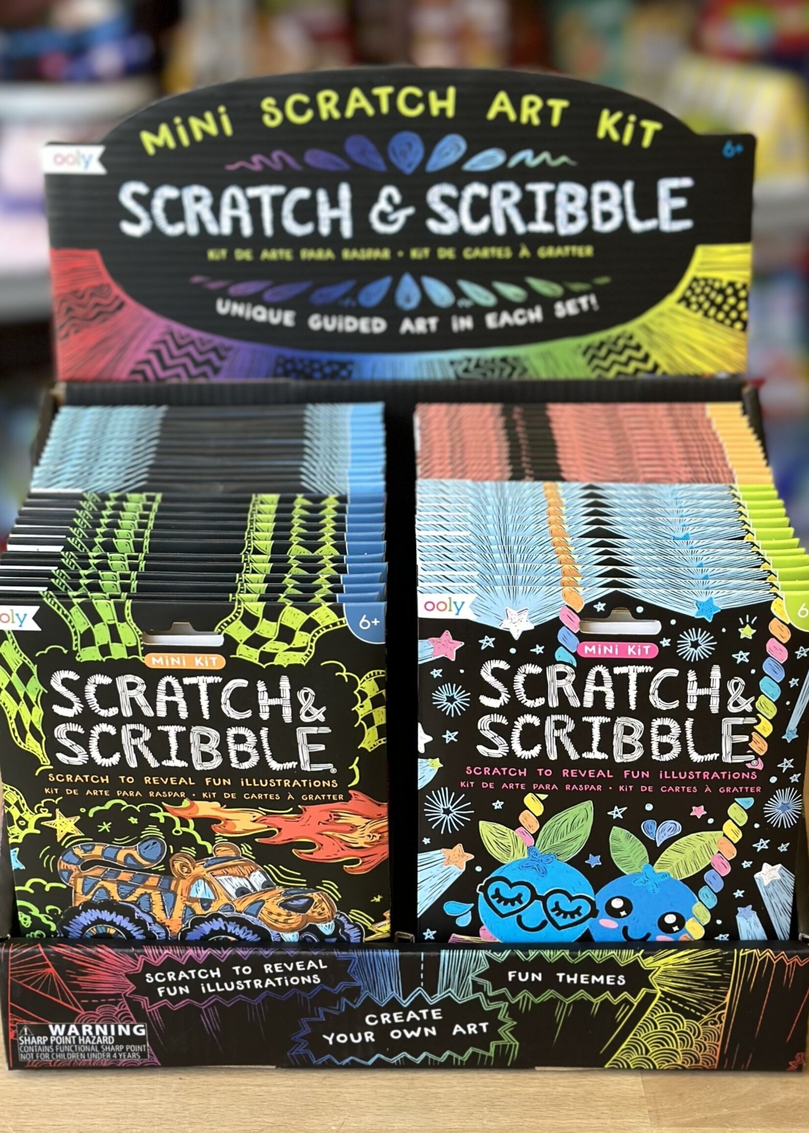 Playful Pups Scratch and Scribble Mini Scratch Art Kit