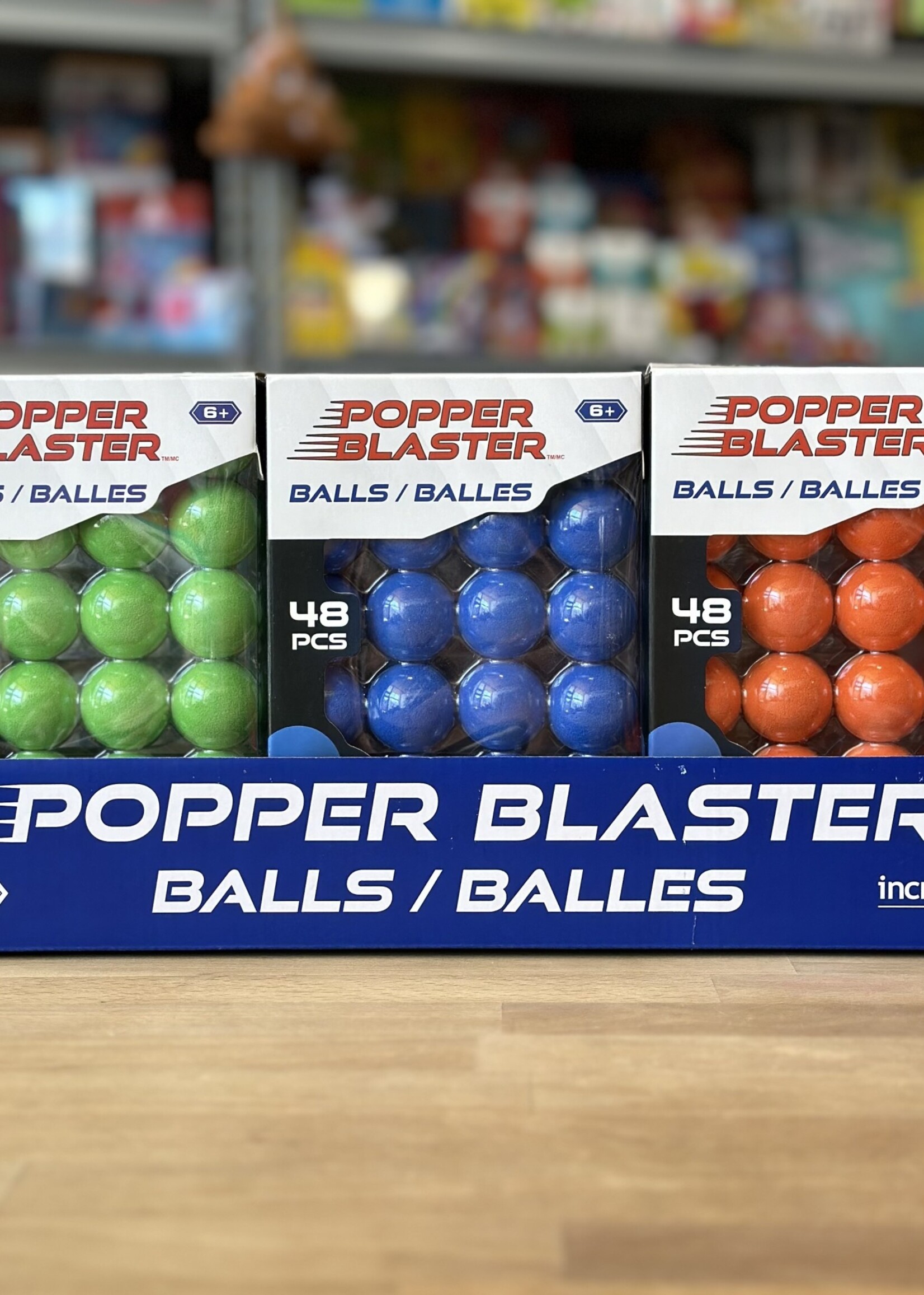 Popper Blasters 48 Pc. Refill Balls - Blue