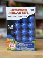Popper Blasters 48 Pc. Refill Balls - Blue
