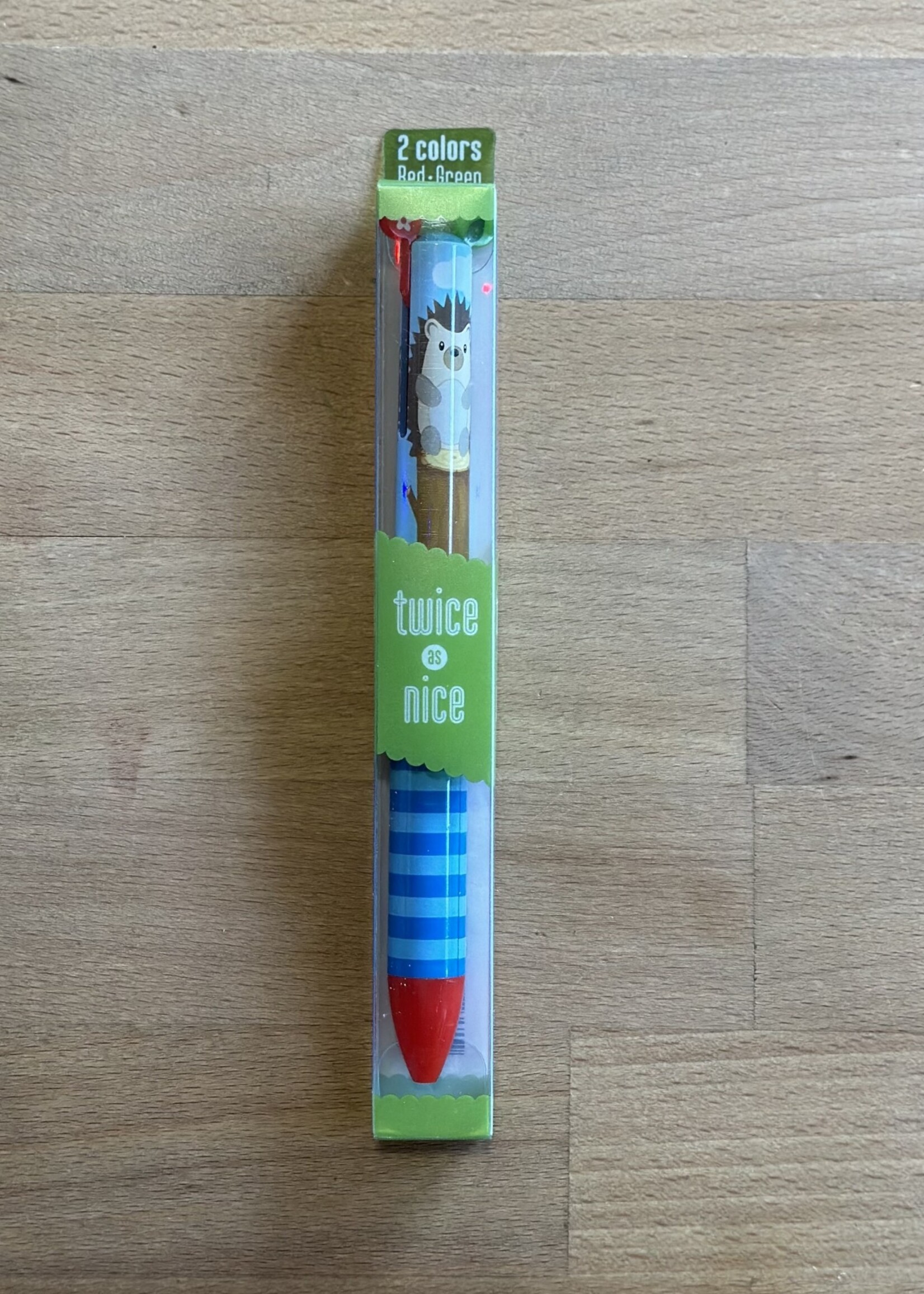 Twice as Nice 2-Color Click Pen - Red/Green