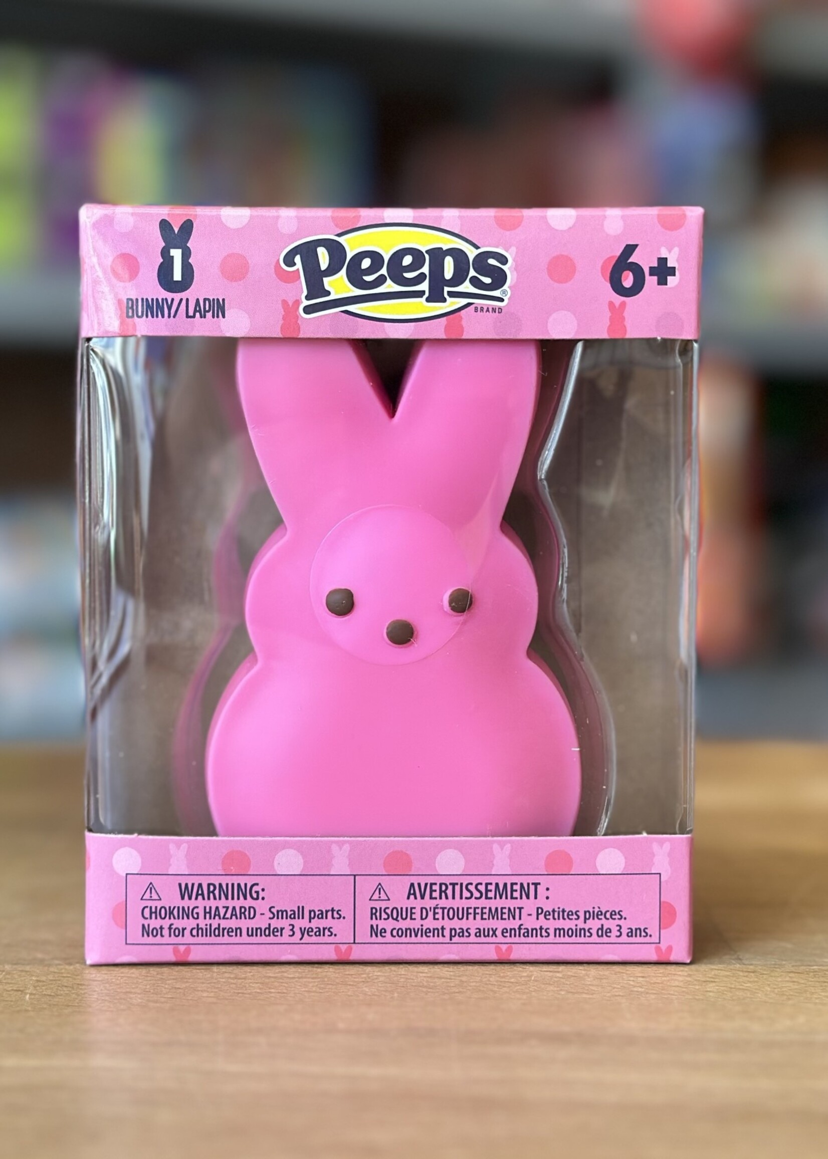 Peeps Bunny Squishy Toy (Pink)