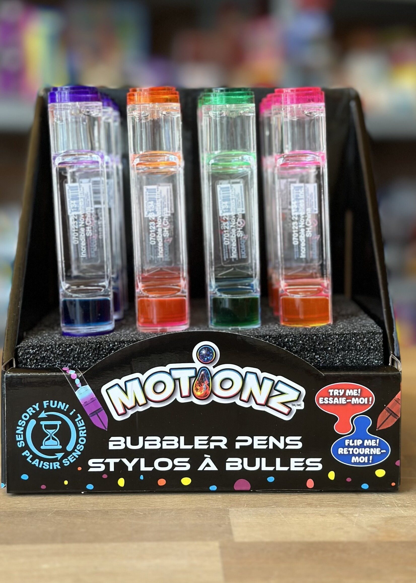 Incredible Group Motionz - Sensory Bubbly Pen (Purple/Blue)