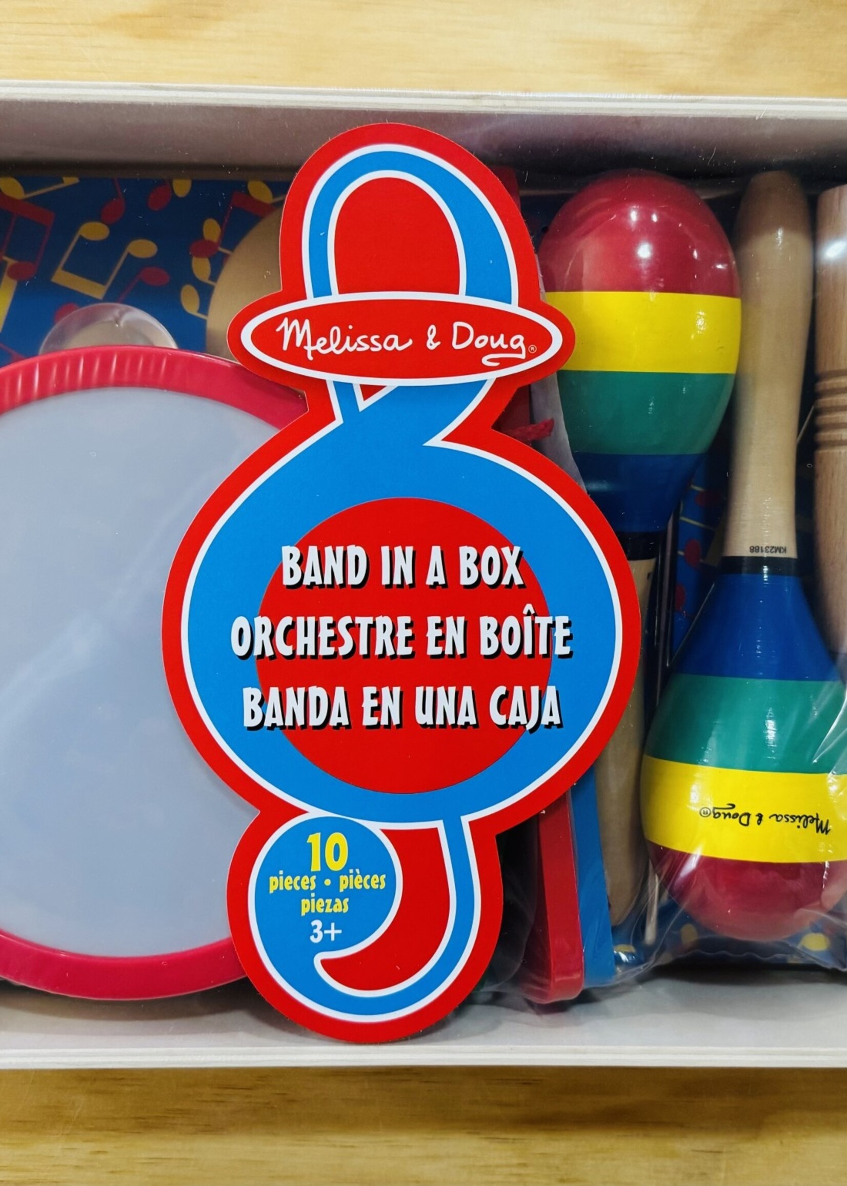 Melissa & Doug Band-in-a-Box Clap! Clang! Tap!