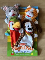 Melissa & Doug Hand Puppets - Playful Pets