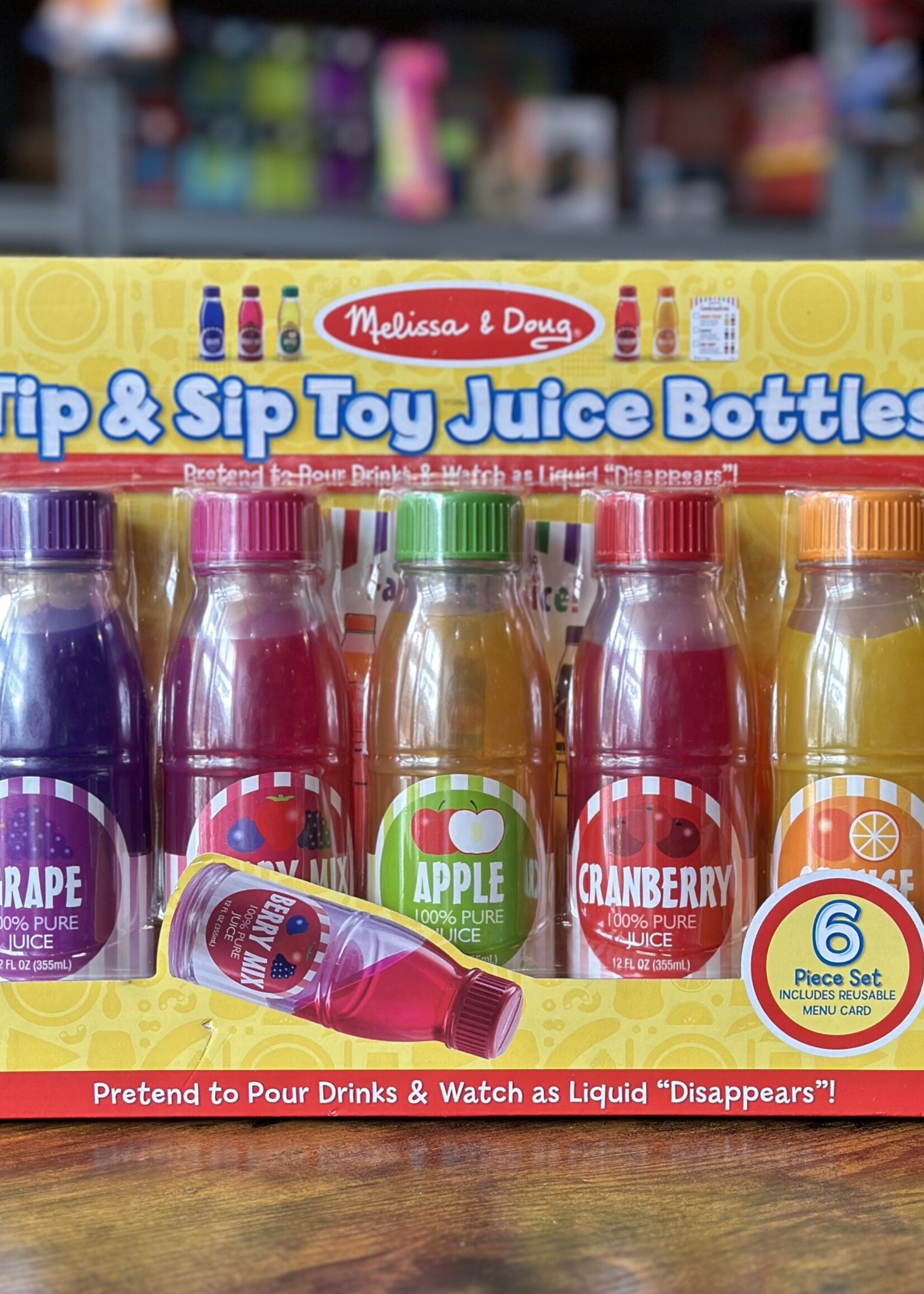 Melissa & Doug Tip & Sip Juice Bottles