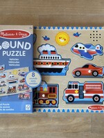 Melissa & Doug Vehicles Sound Puzzle 8 Pc.