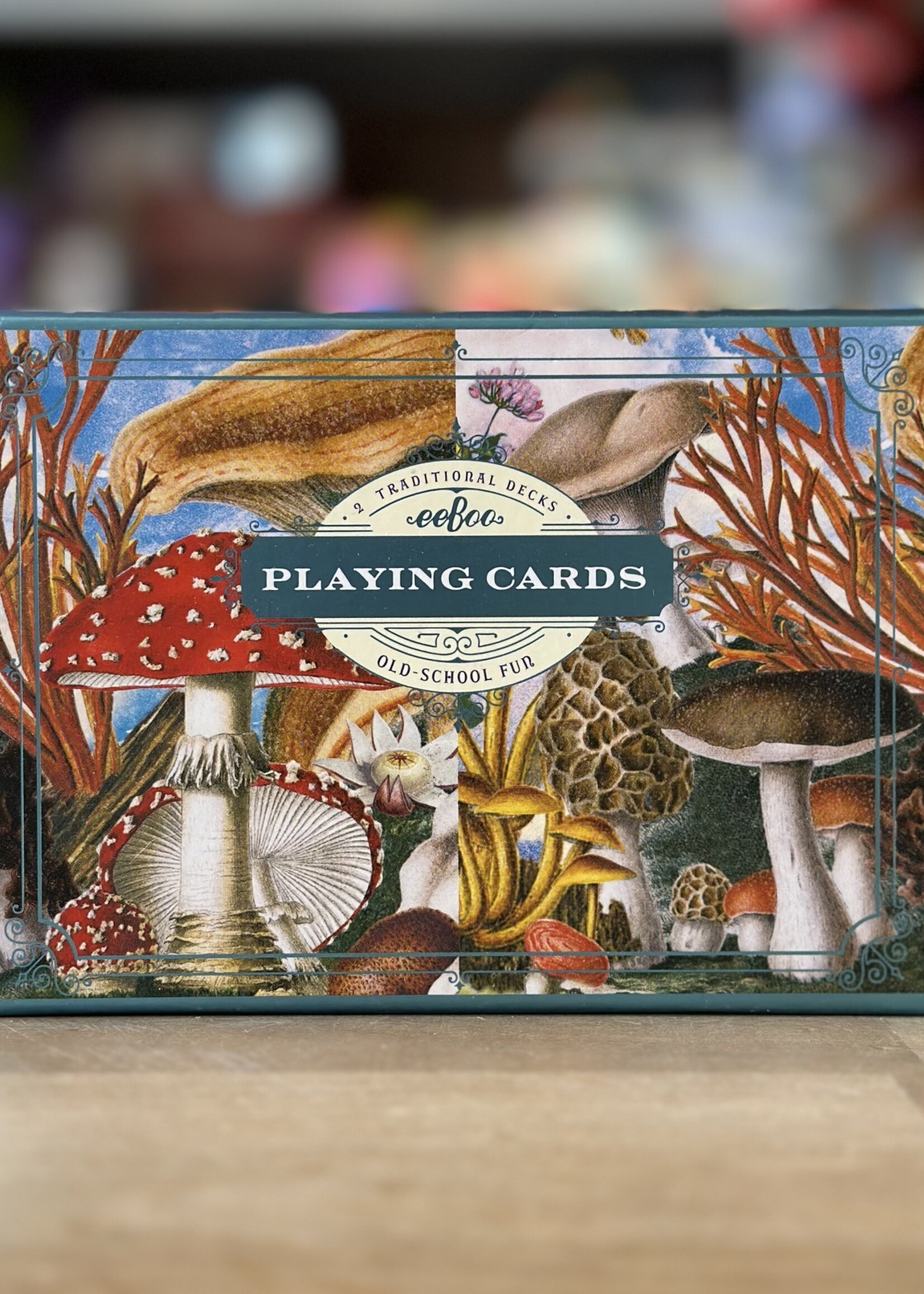 eeBoo Card Game - Mushroom Playing Cards