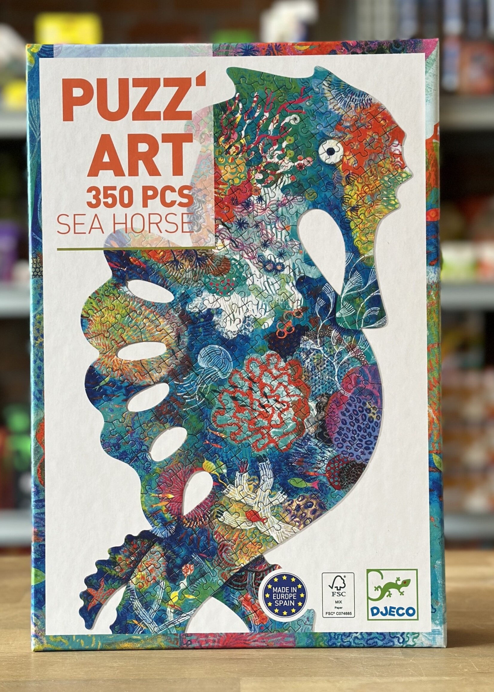 Djeco Puzzle - Puzz’Art Seahorse 350 Pc.