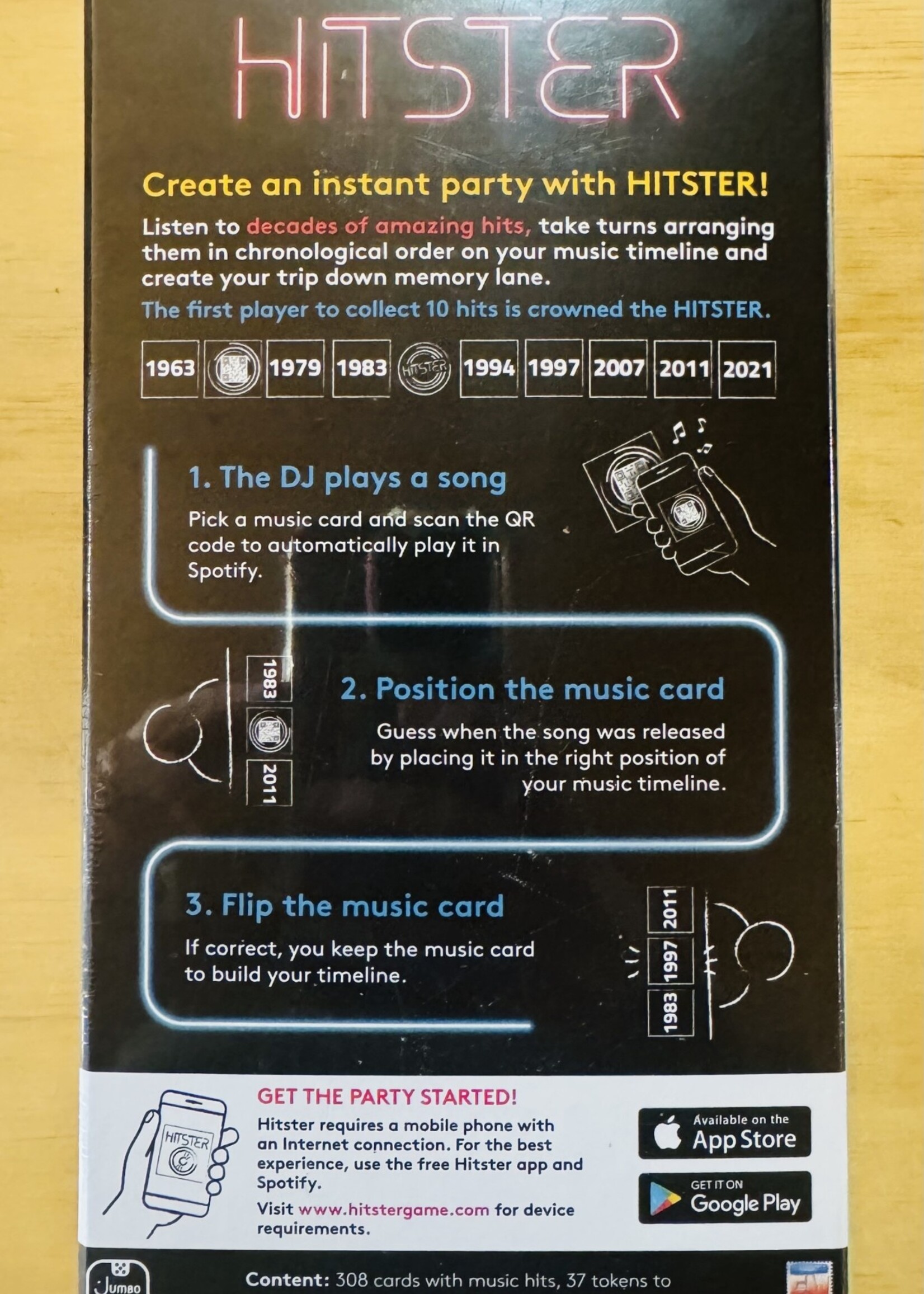 Jumbo Game - Hitster (The Music Party Game)