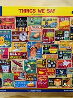 White Mountain Puzzles Puzzle-Things We Say 1000pc