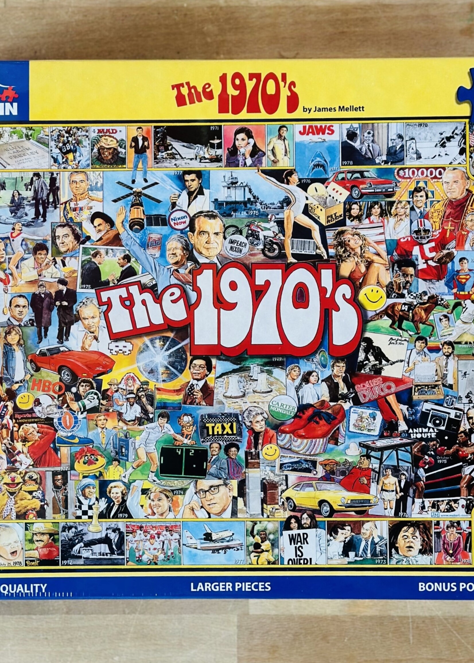 White Mountain Puzzles Puzzle - The 1970s 1000 Pc.