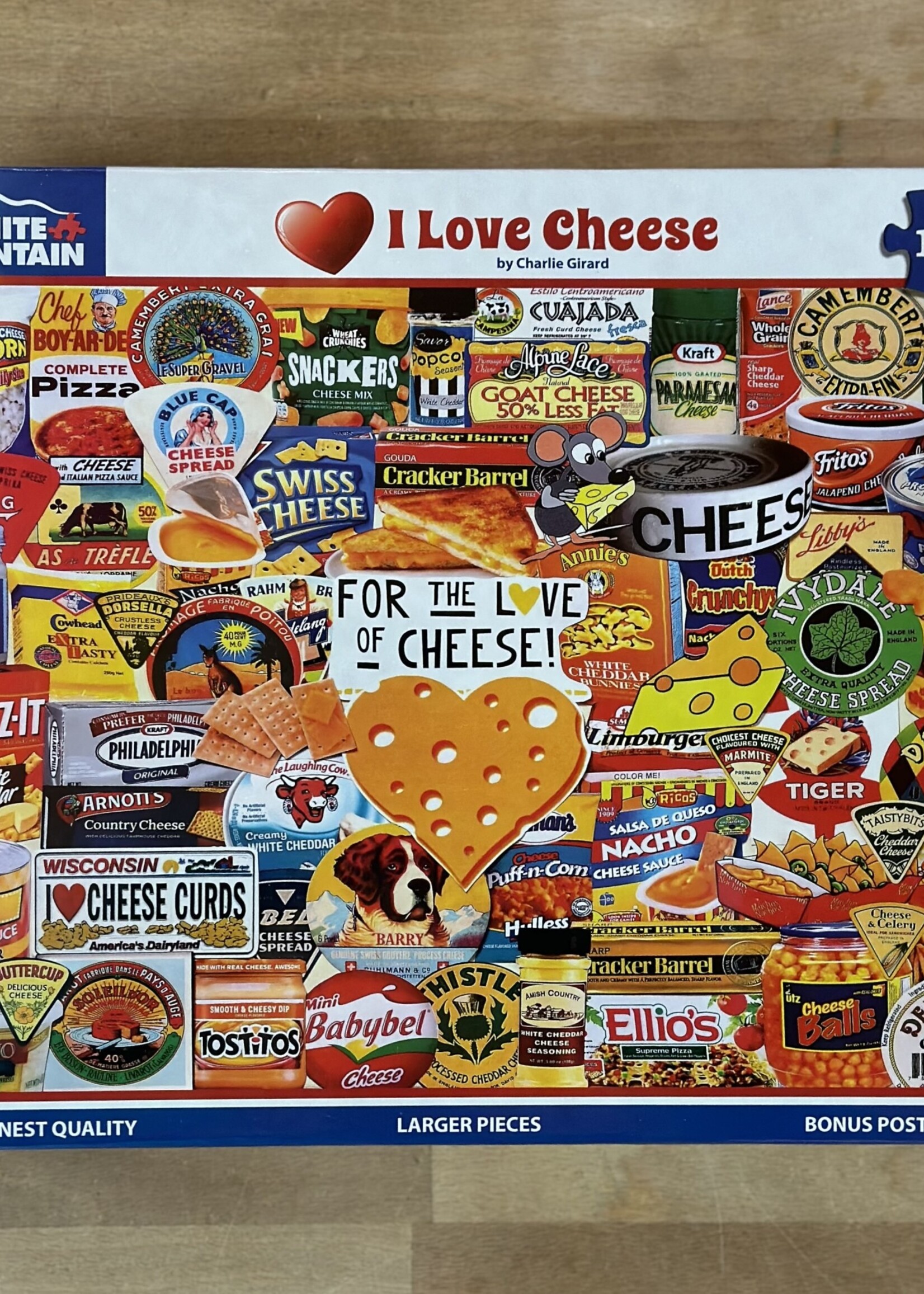 Puzzle - I Love Cheese 1000 Pc.