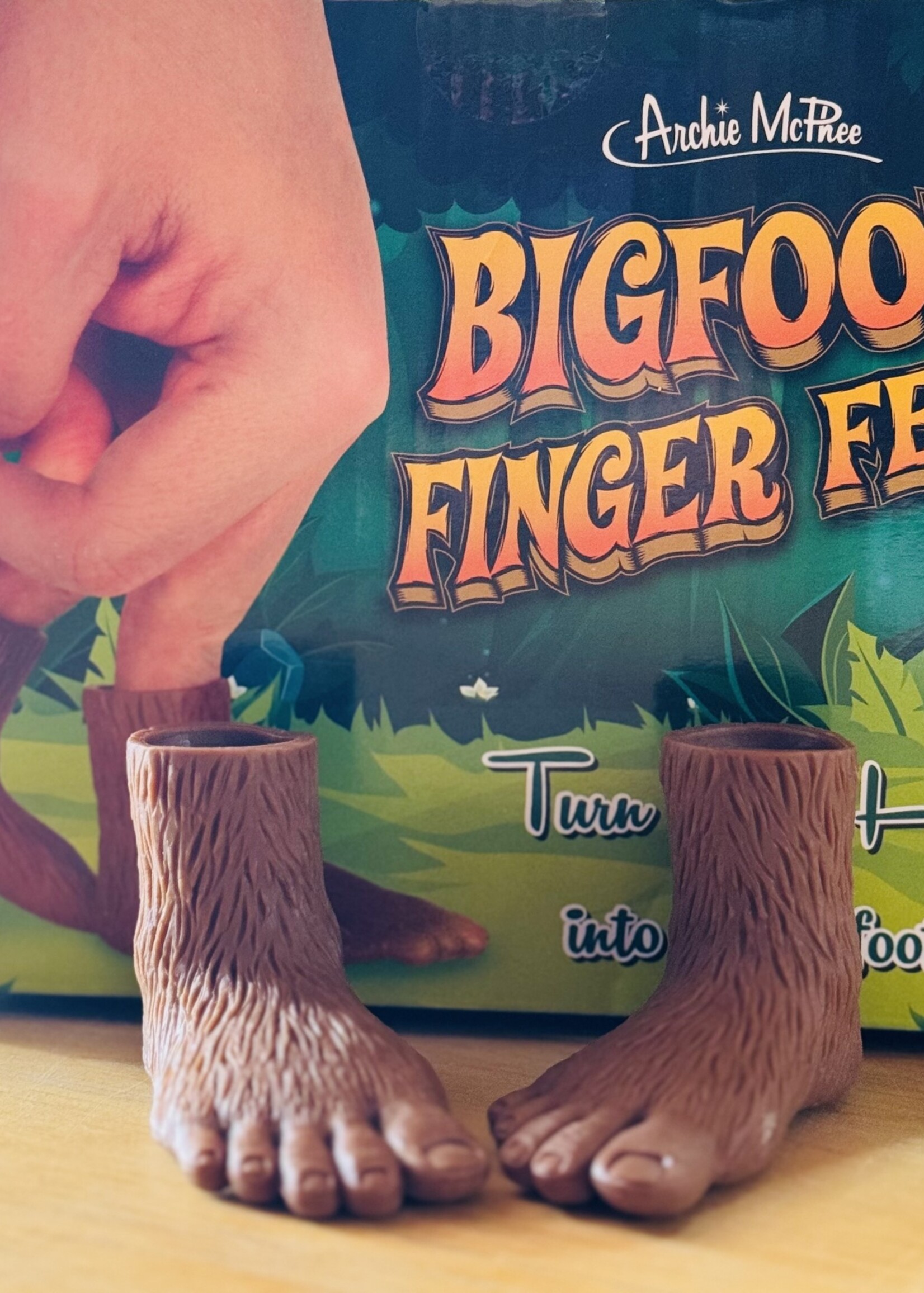 Archie McPhee Bigfoot Finger Feet
