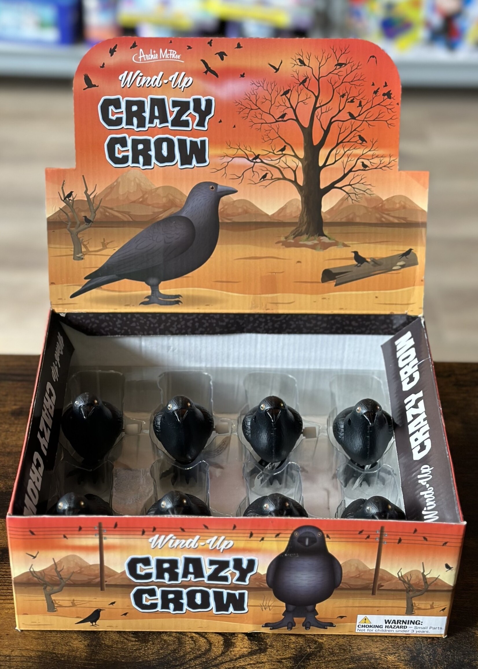 Archie McPhee Wind-Up Crazy Crow