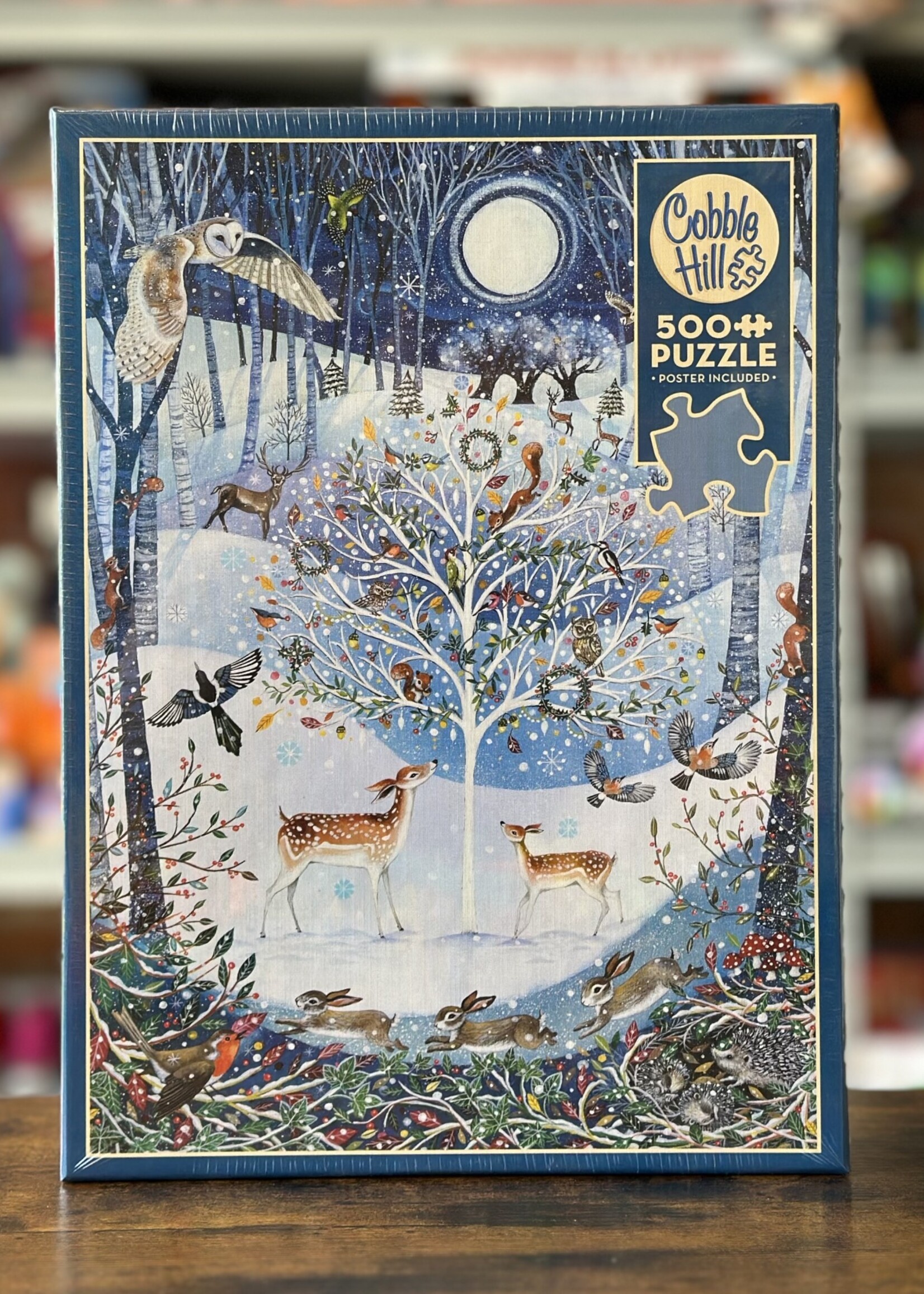 Cobble Hill Puzzle - Winter Woodland 500 Pc.