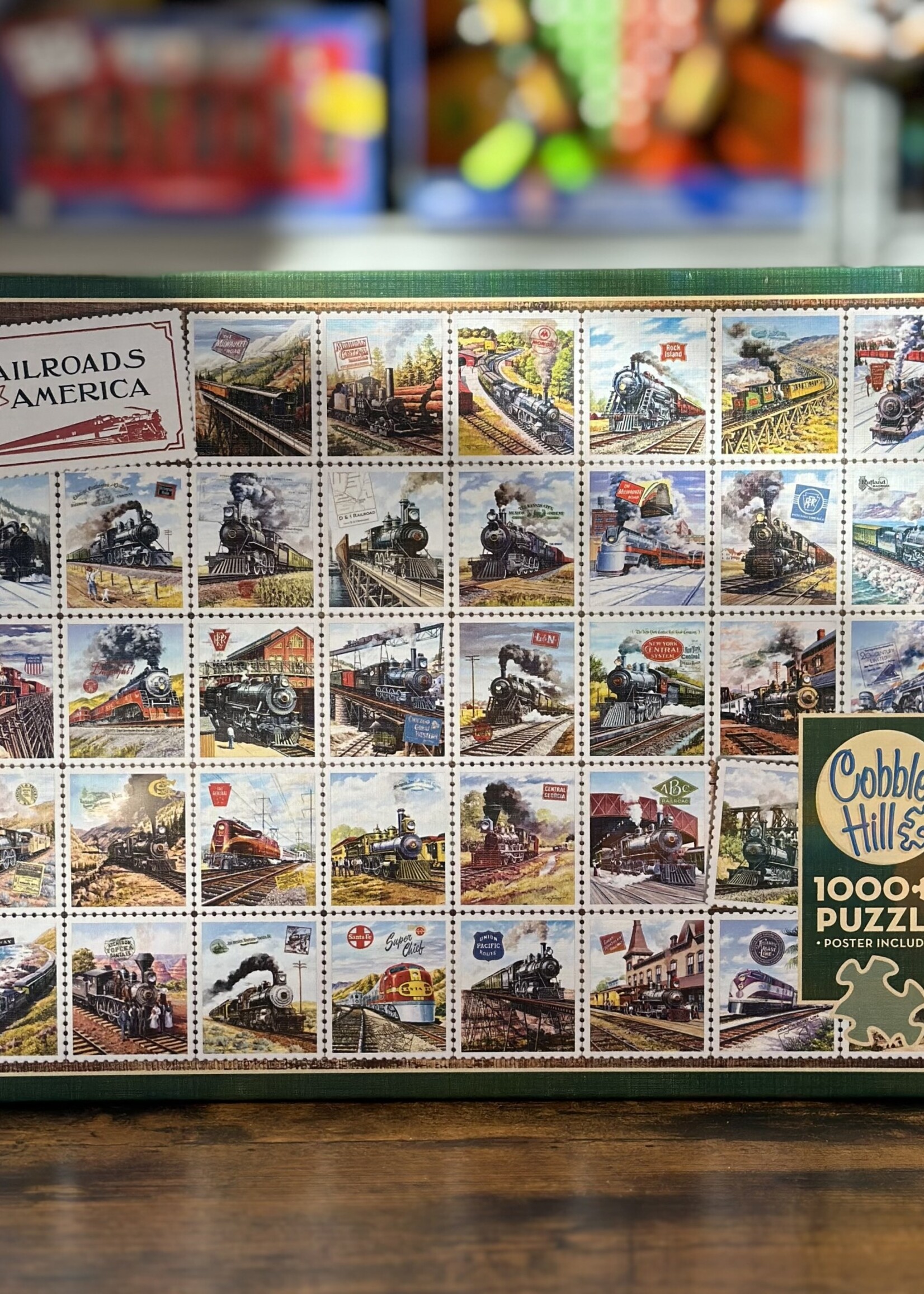 Cobble Hill Puzzle - Railroads of America 1000 Pc.