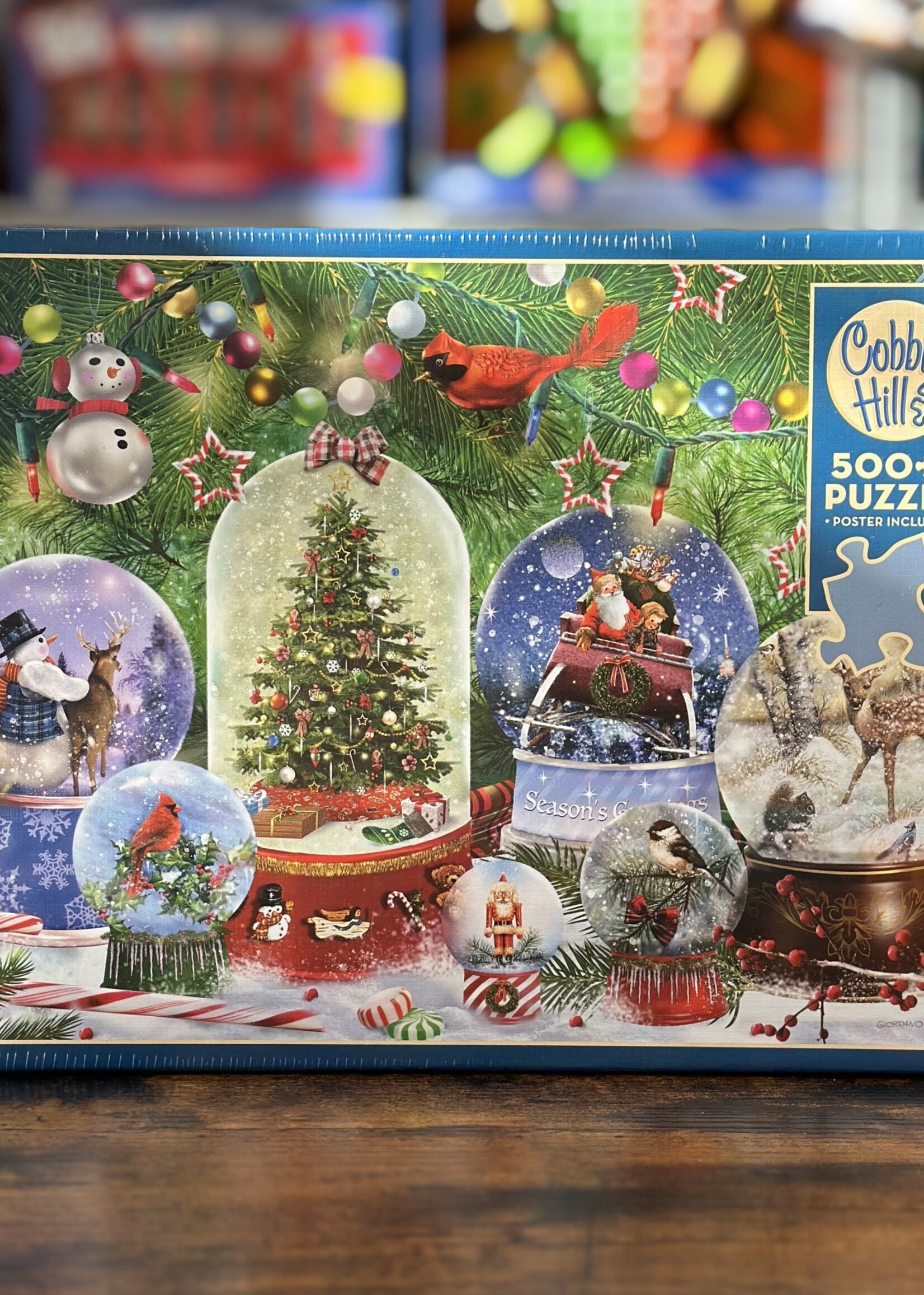 Cobble Hill Puzzle - Snow Globes 500 Pc.
