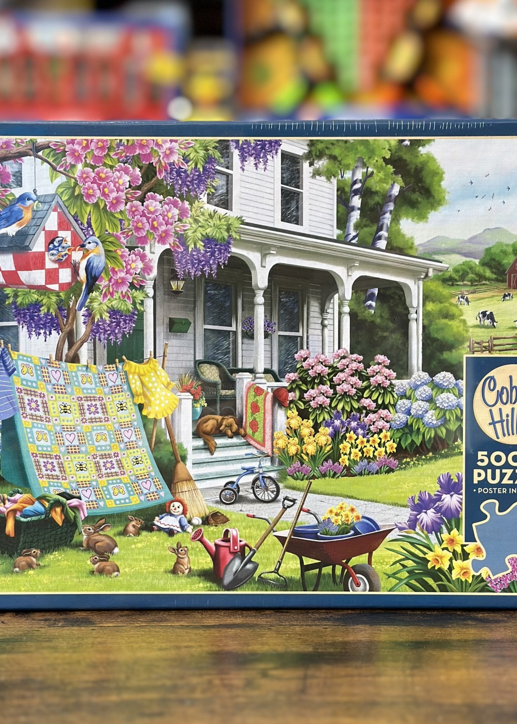 Cobble Hill Puzzle - Spring Cleaning  500 Pc.