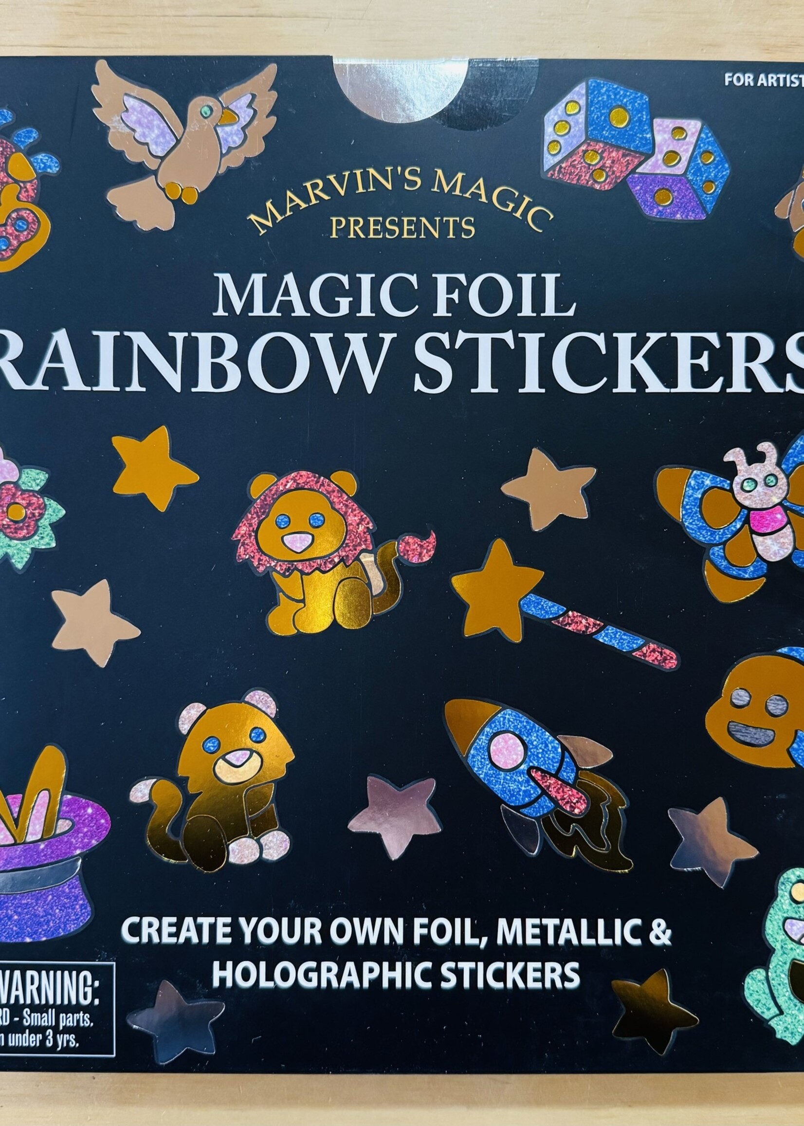 Marvin's Magic Magic Foil Rainbow Stickers