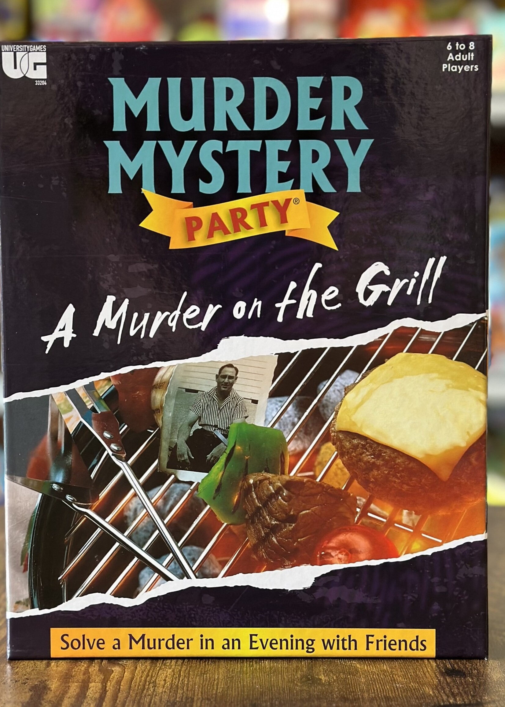 University Games A Murder on the Grill - Murder Mystery Party