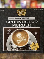University Games Puzzle - Grounds for Murder (Murder Mystery Party) 1000 Pc.
