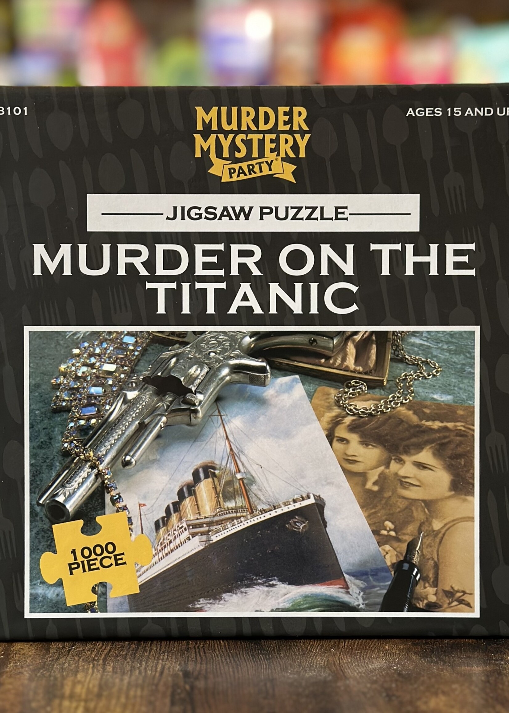 University Games Puzzle - Murder on the Titanic (Murder Mystery Party) 1000 Pc.