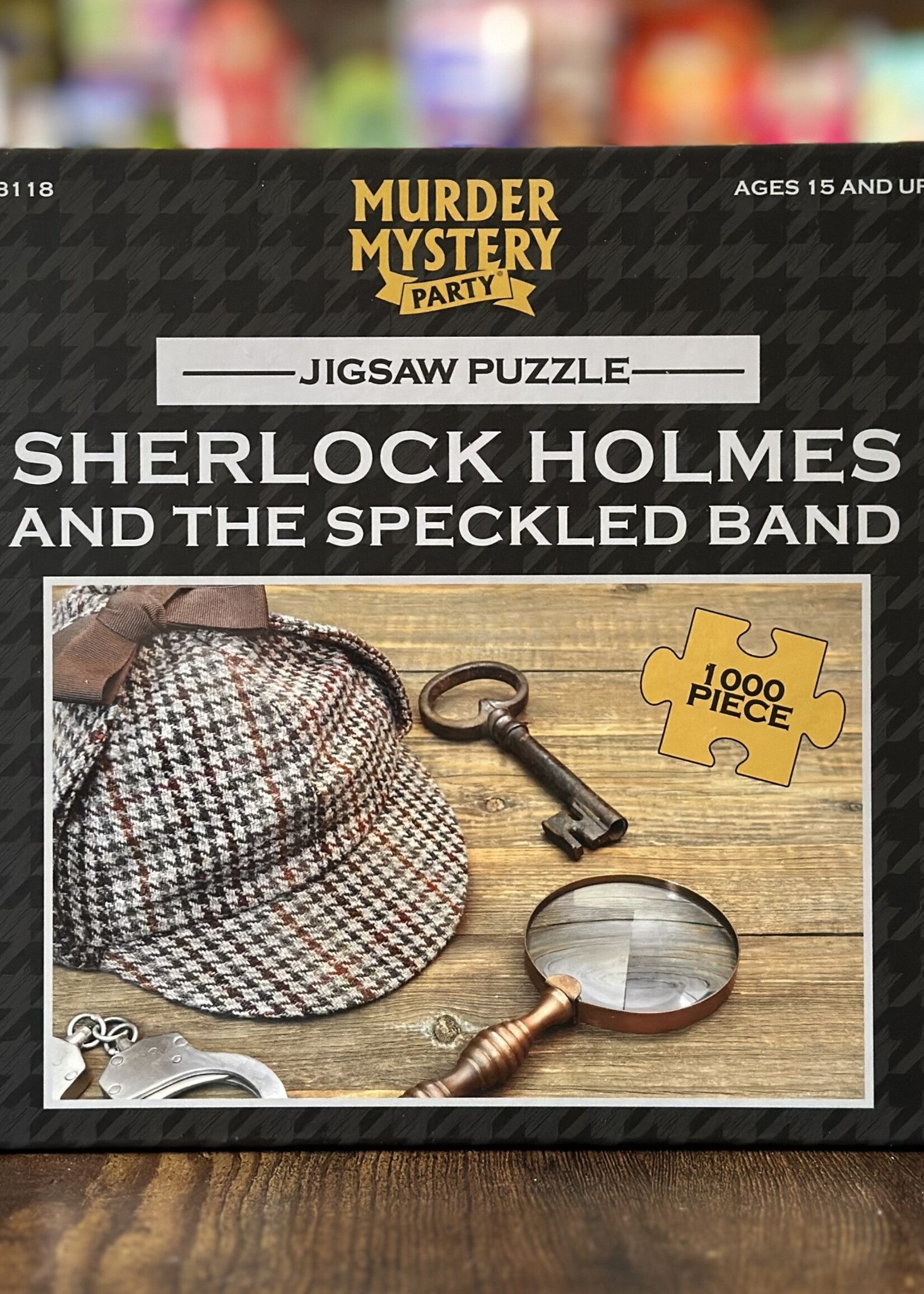 University Games Puzzle - Sherlock Homes and the Speckled Band (Murder Mystery Party) 1000 Pc.