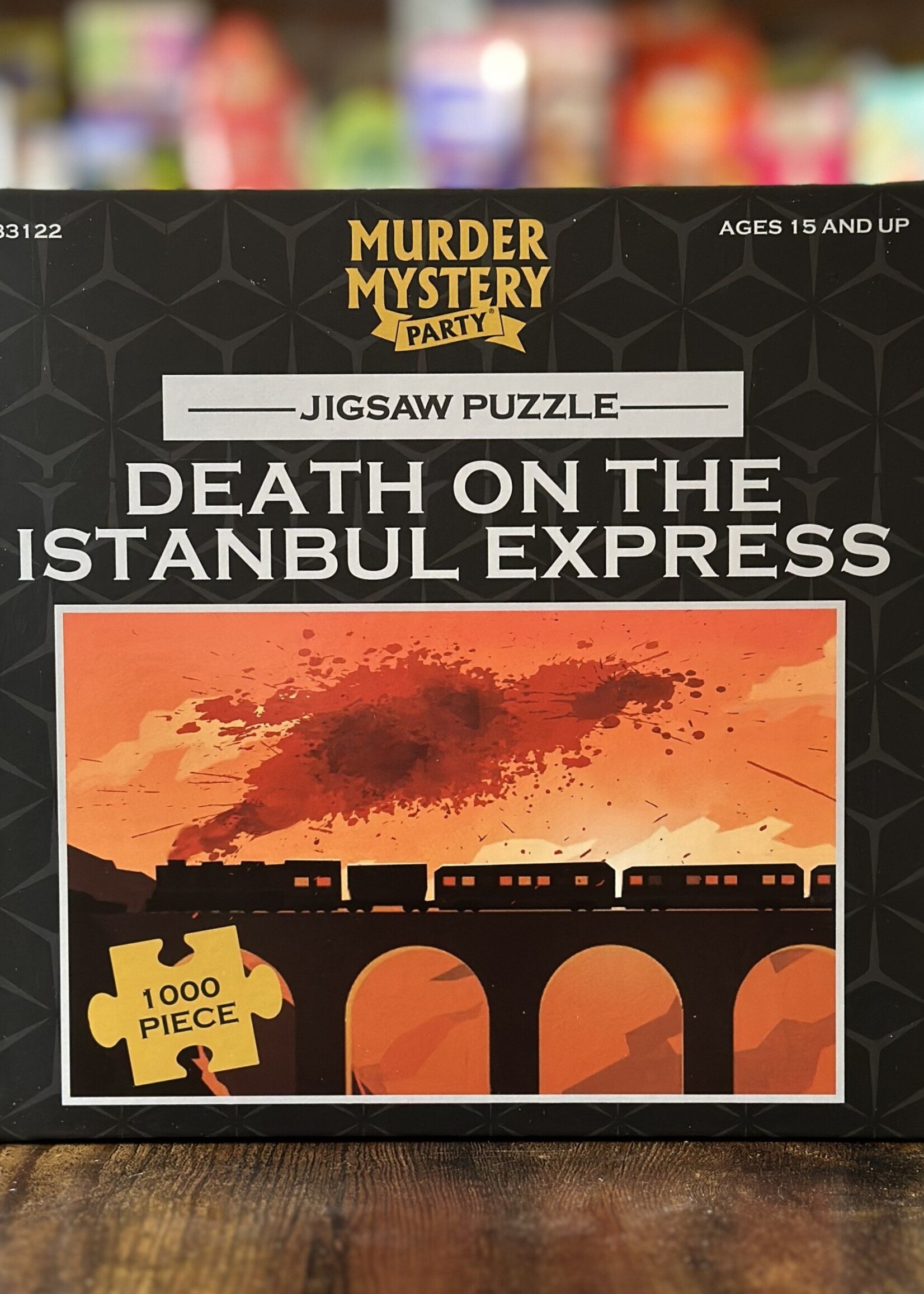 University Games Puzzle - Death on the Istanbul Express (Murder Mystery Party) 1000 Pc.