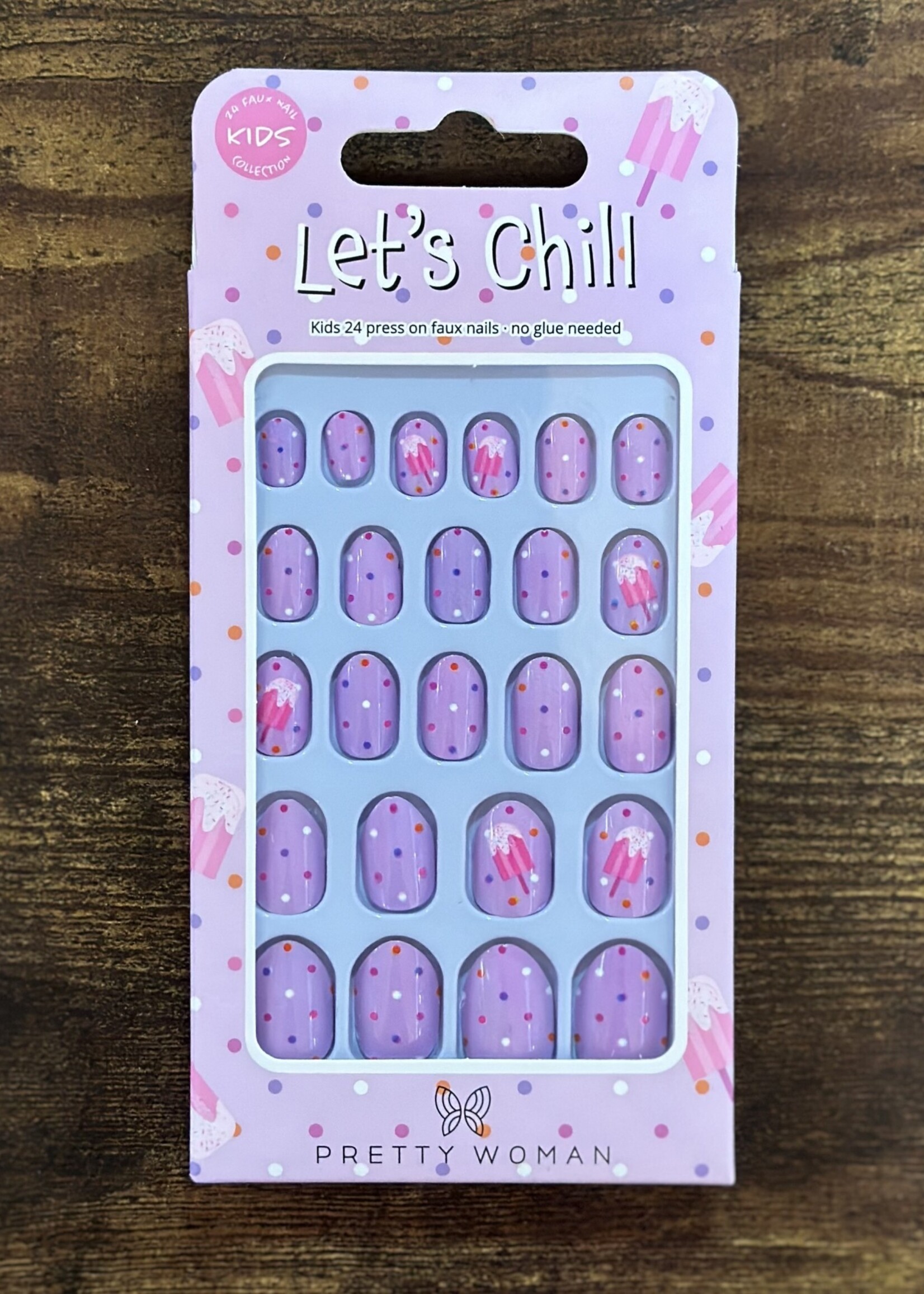 Pretty Woman Let’s Chill Faux Nails