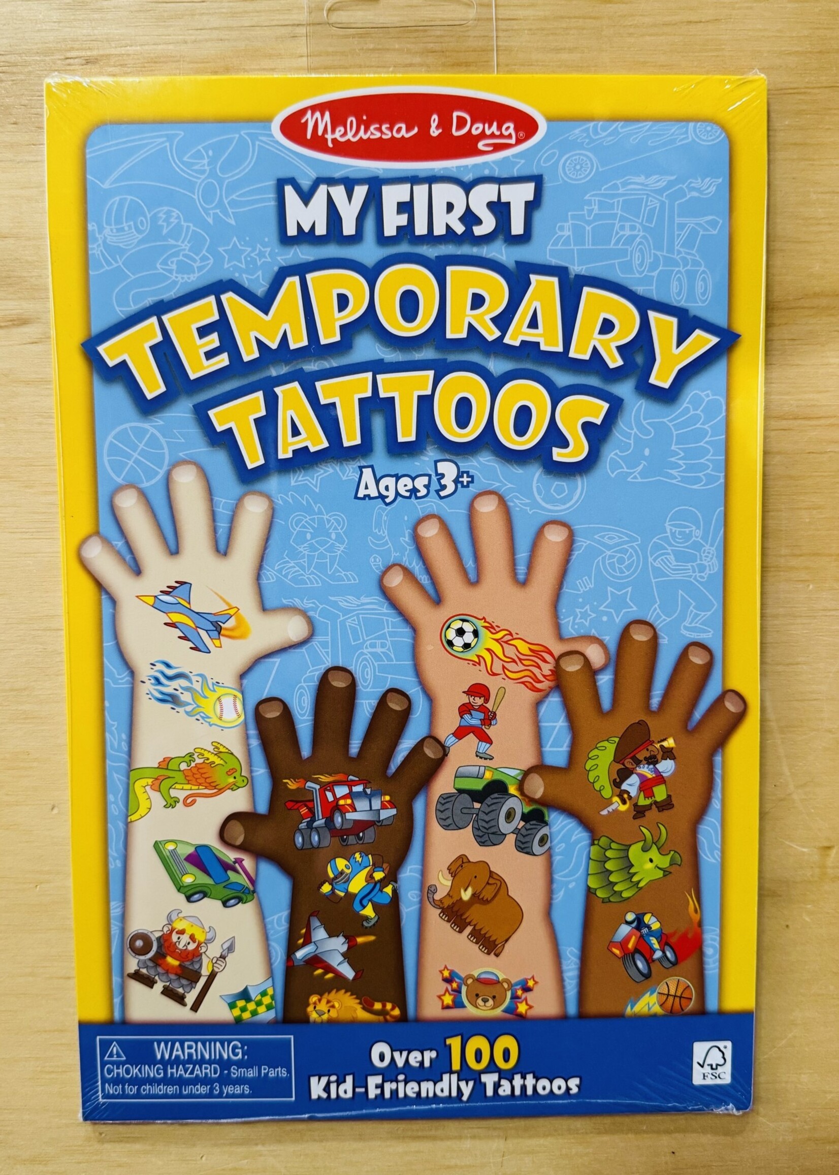 Melissa & Doug My First Temporary Tattoos  - Blue