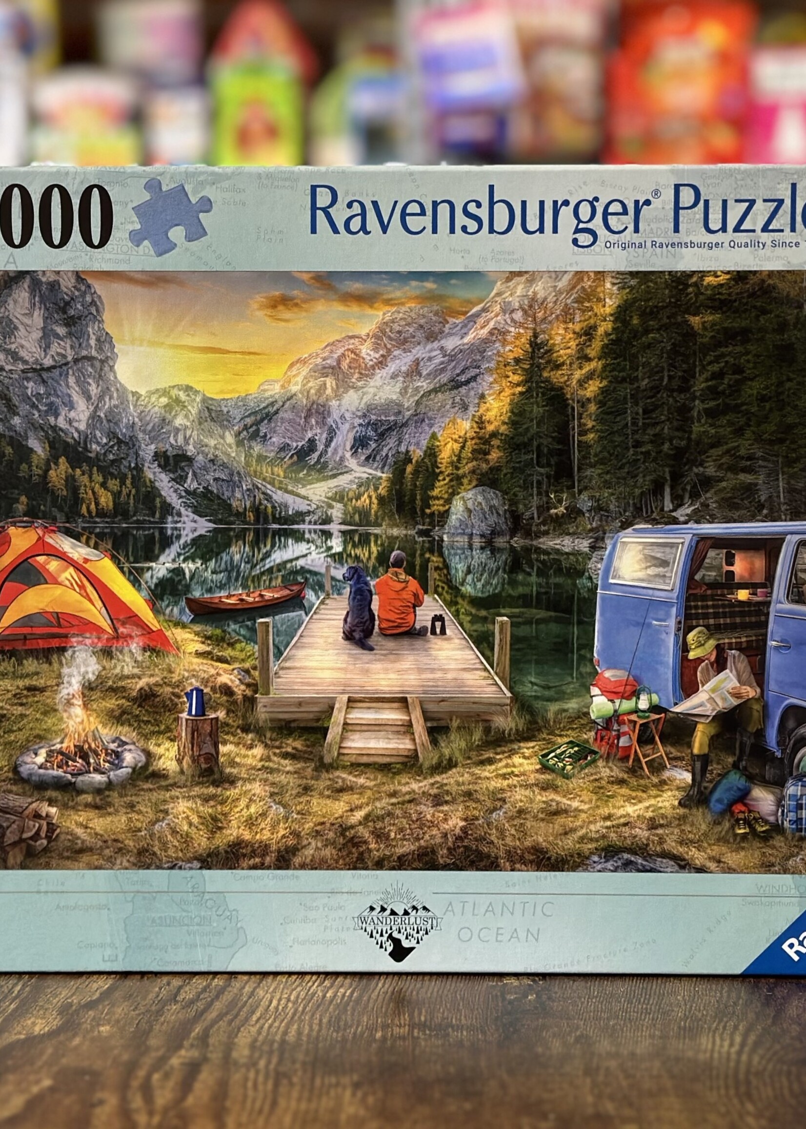 Ravensburger Puzzle - Calm Campsite 1000 Pc.