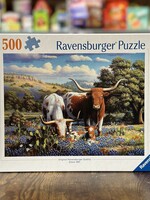 Ravensburger Puzzle - Loving Longhorns 500 Pc.