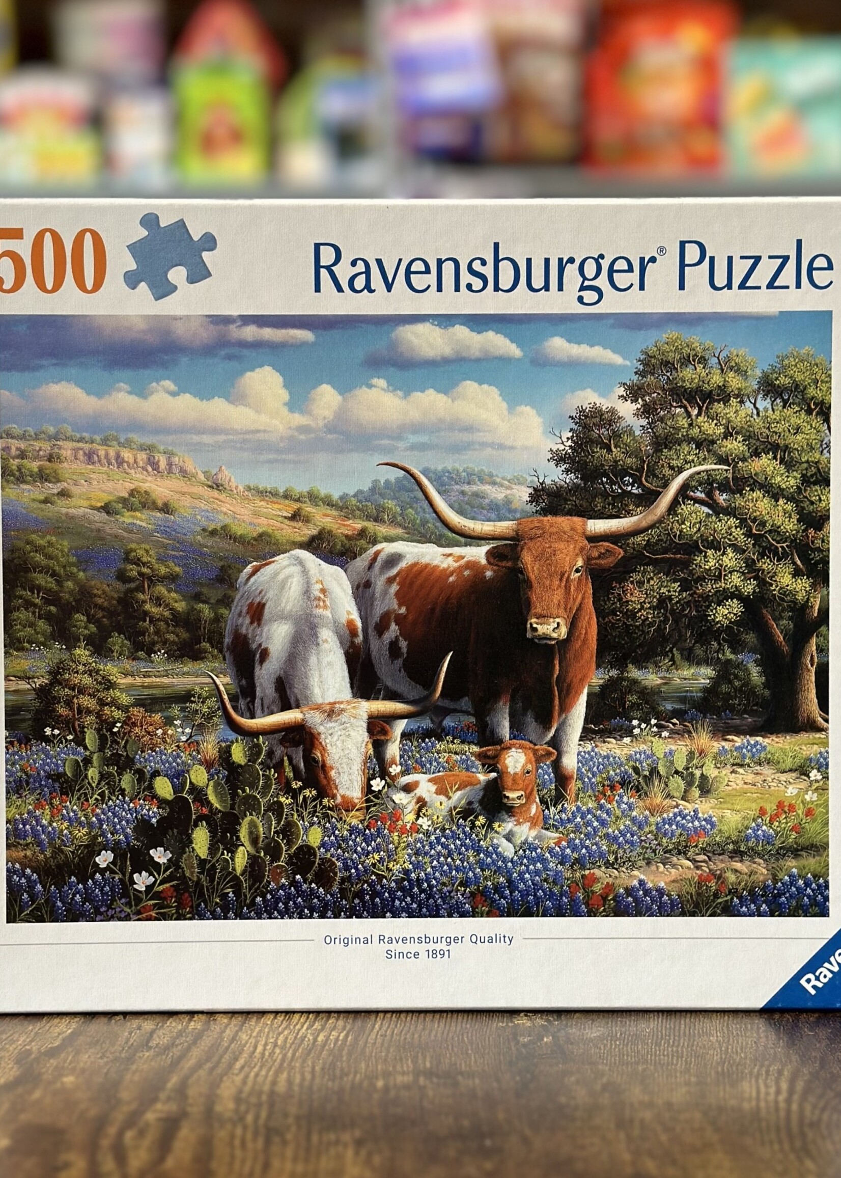 Ravensburger Puzzle - Loving Longhorns 500 Pc.