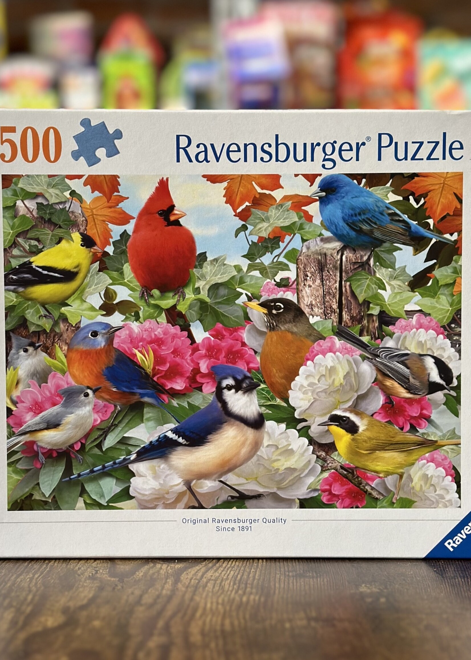 Ravensburger Puzzle - Garden Birds 500 Pc.