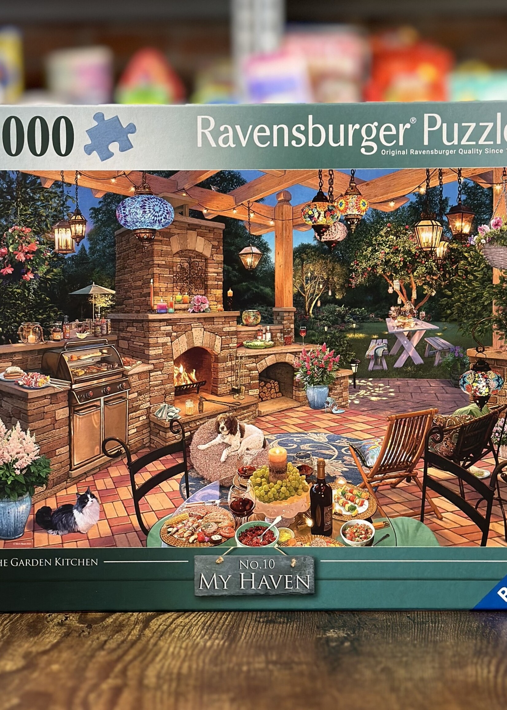 Ravensburger Puzzle - The Garden Kitchen 1000 Pc.